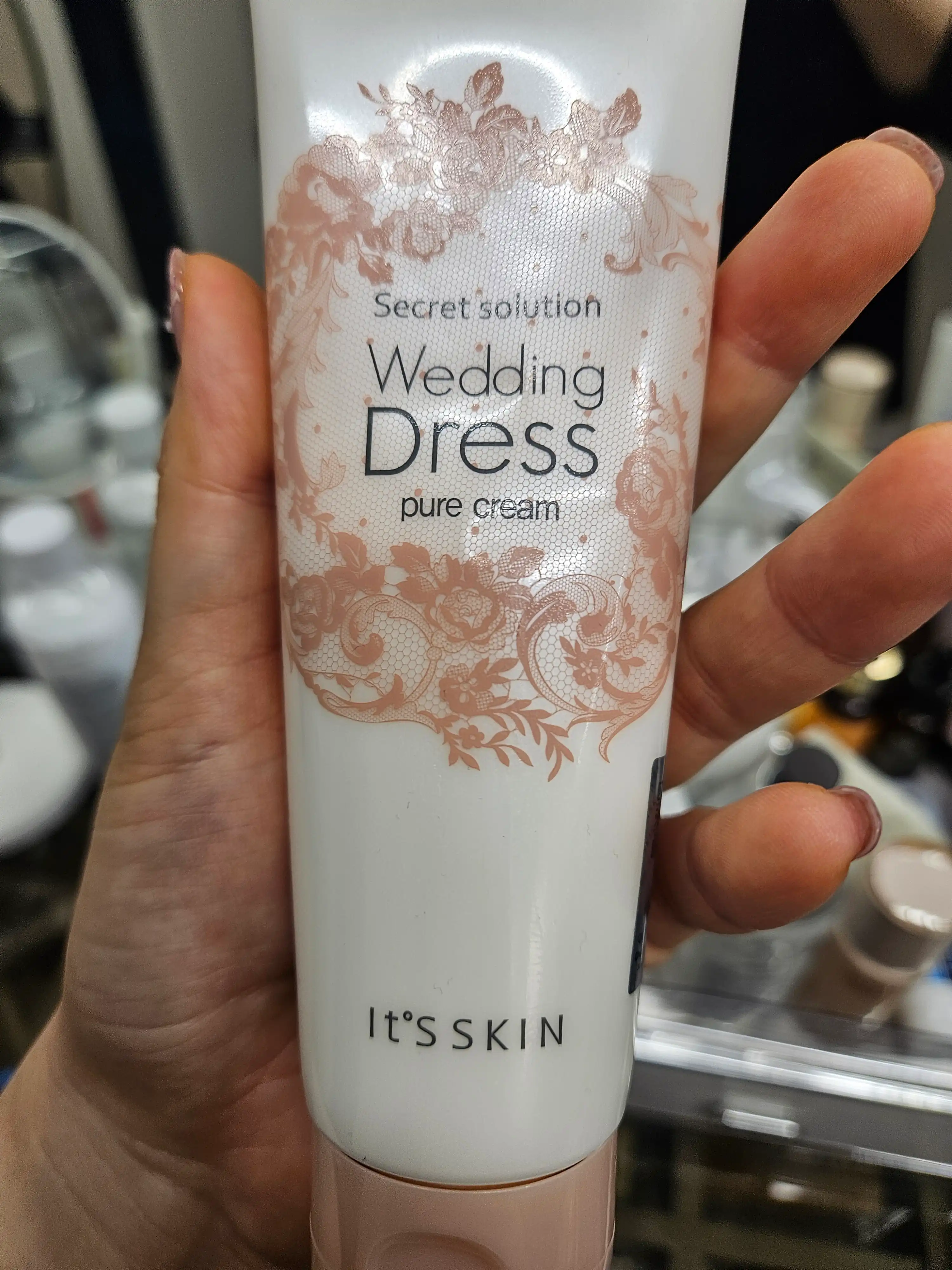 언니의파우치 리뷰 이미지 - [시크릿 솔루션 웨딩 드레스 퓨어 크림]