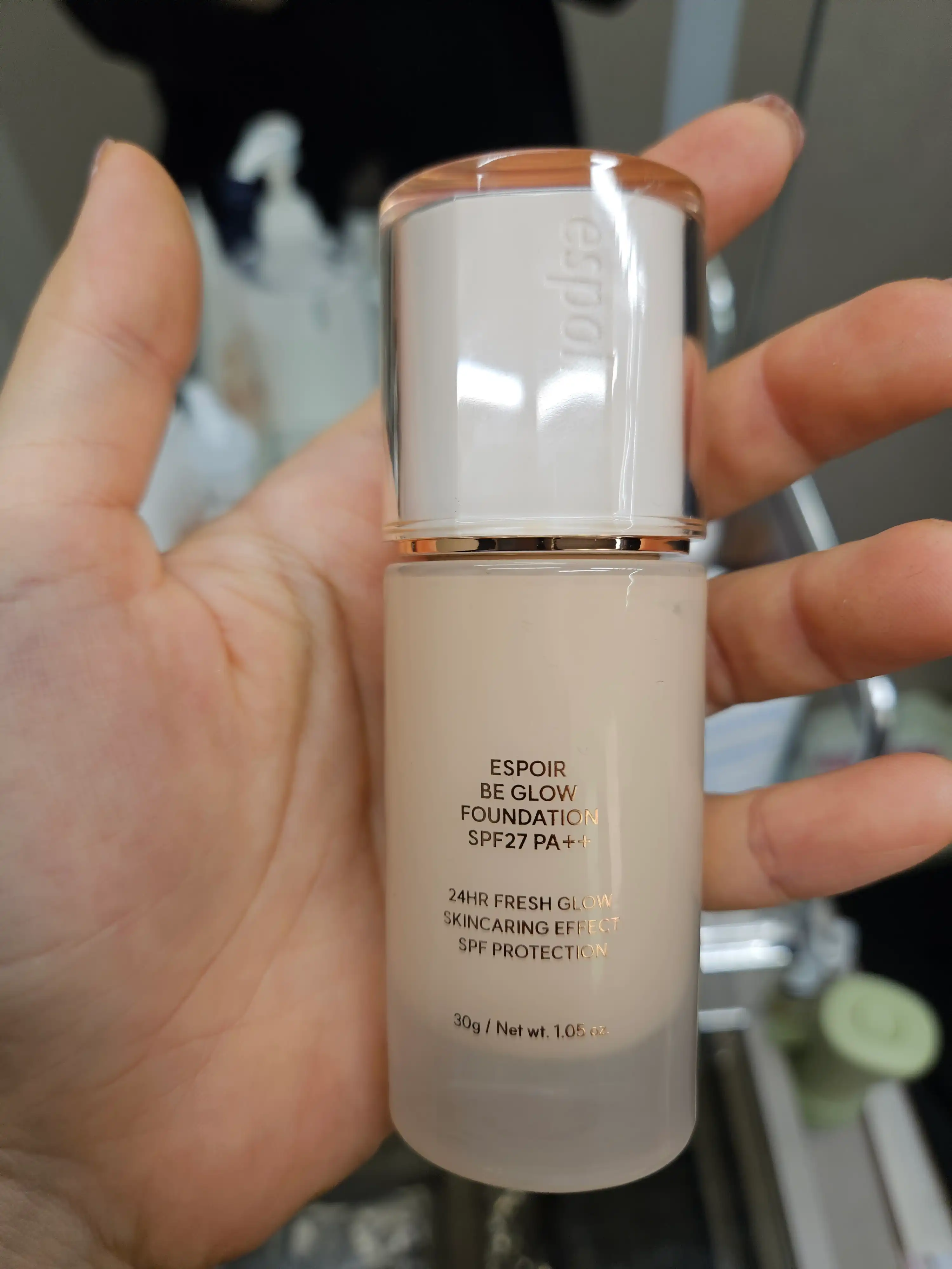 언니의파우치 리뷰 이미지 - [비 글로우 파운데이션]