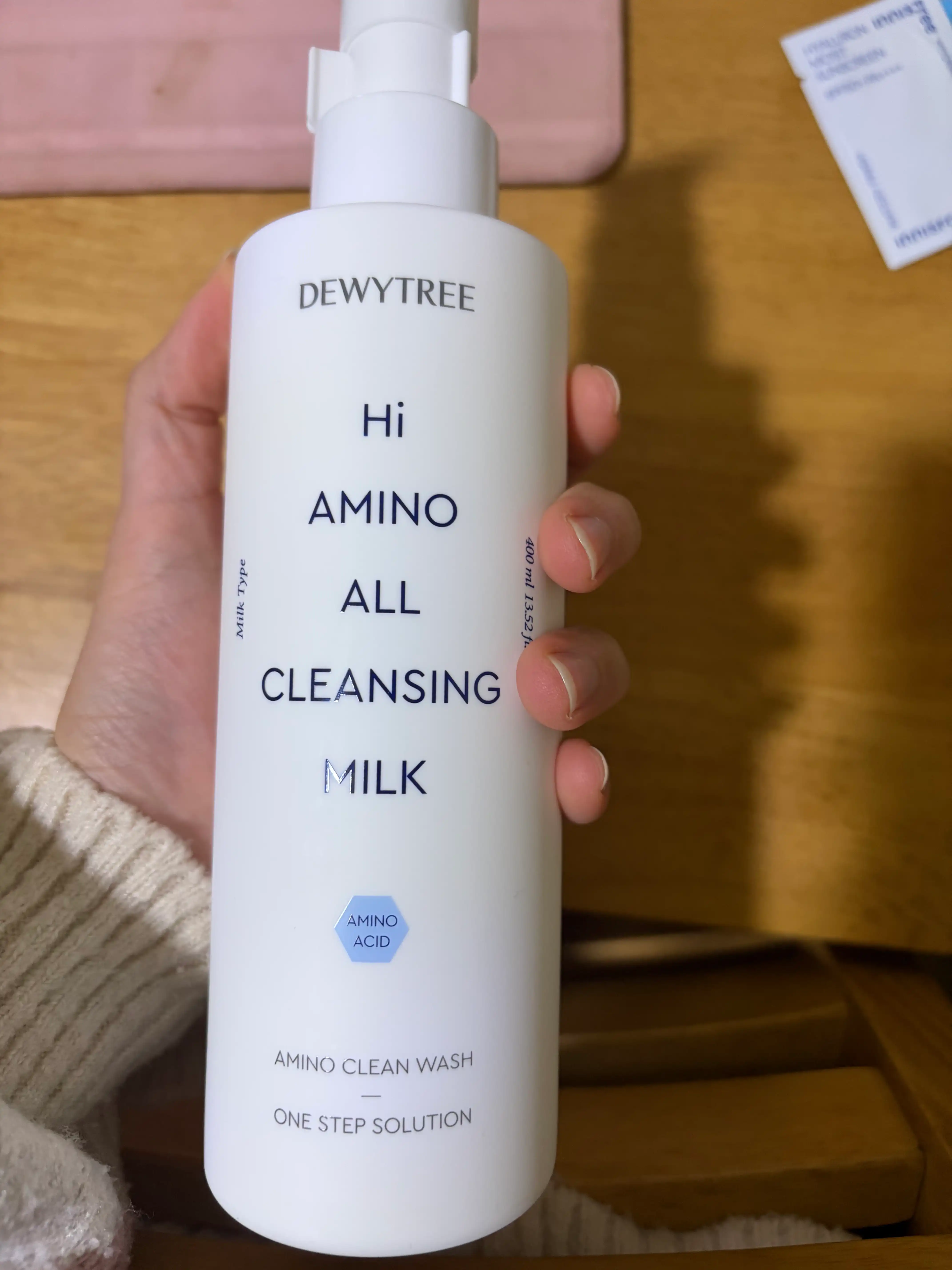 언니의파우치 리뷰 이미지 - [하이 아미노 올 클렌징 밀크]