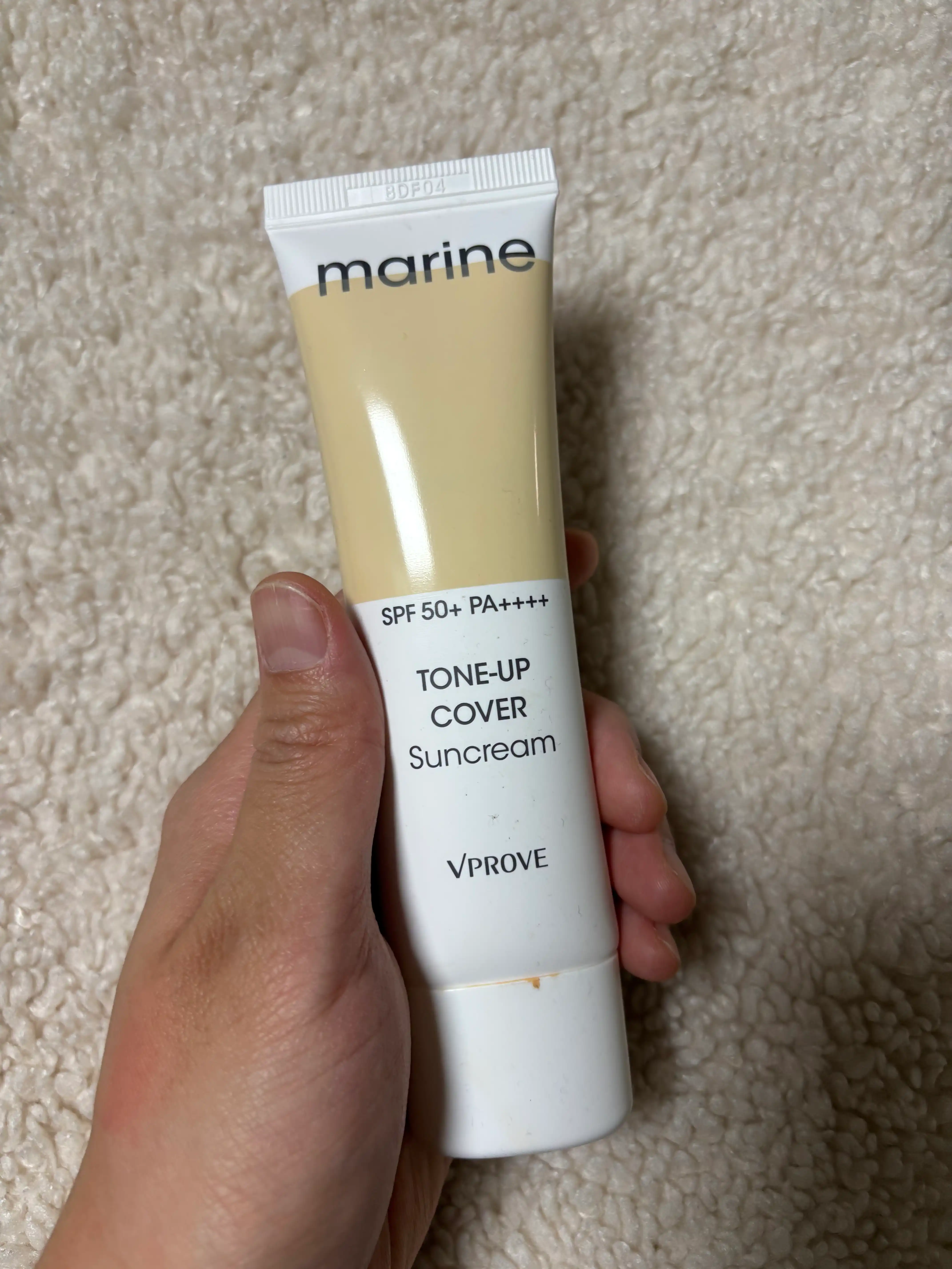 언니의파우치 리뷰 이미지 - [마린 톤업 커버 선크림]