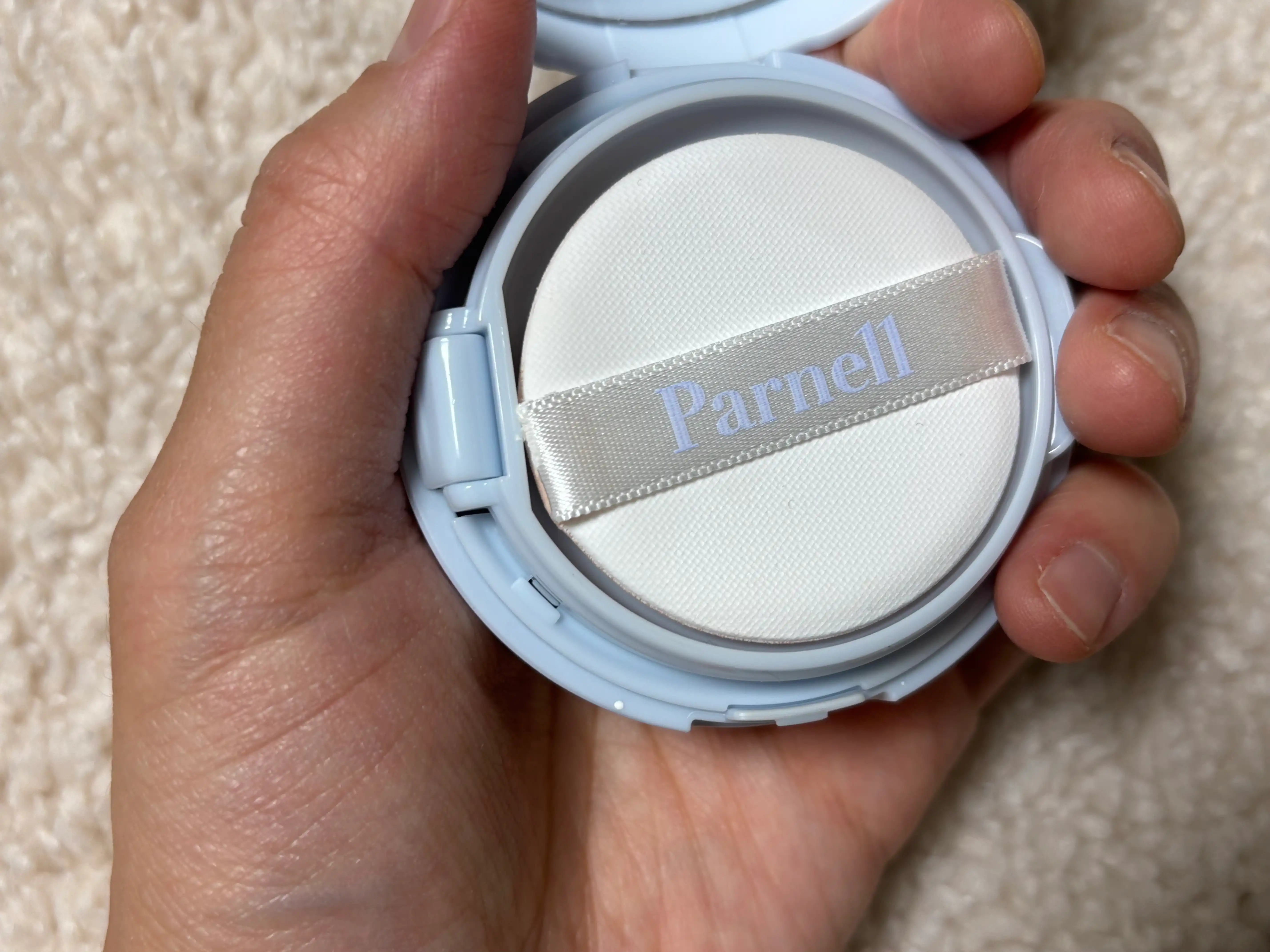 언니의파우치 리뷰 이미지 3 - [글래시얼 바이옴 워터 노세범 쿠션]