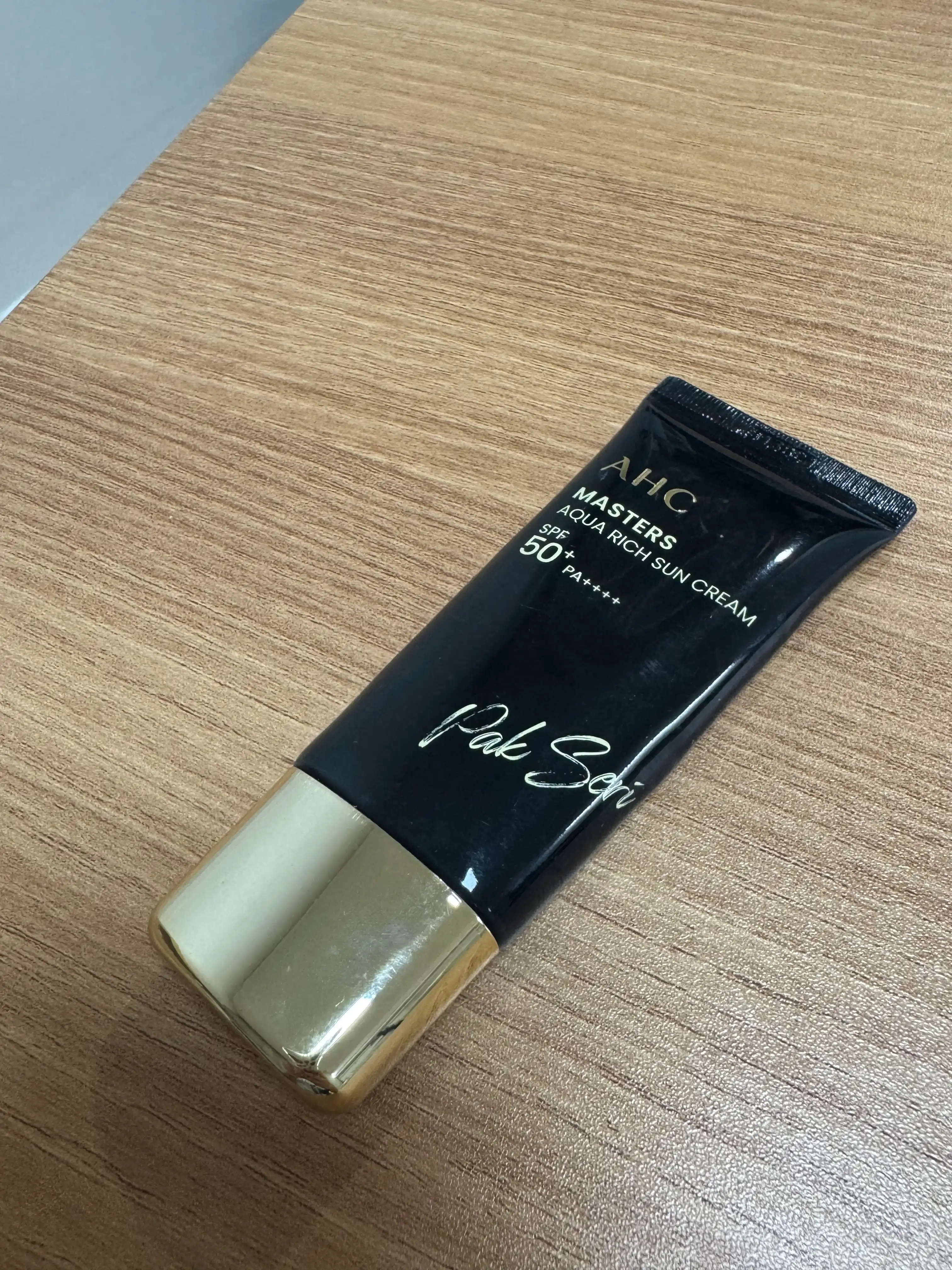 언니의파우치 리뷰 이미지 - [마스터즈 아쿠아 리치 선크림	]