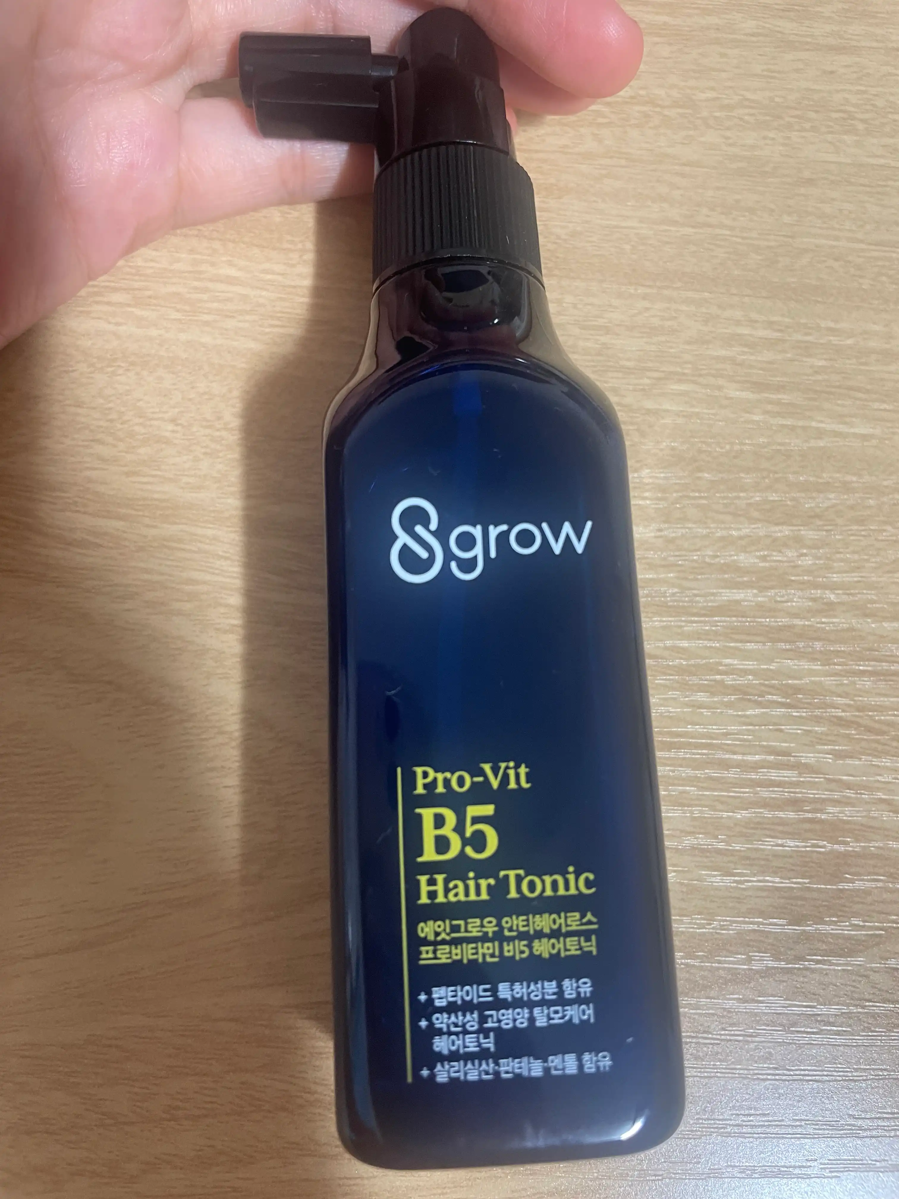 언니의파우치 리뷰 이미지 3 - [에잇그로우 안티헤어로스 프로비타민B5 헤어토닉]