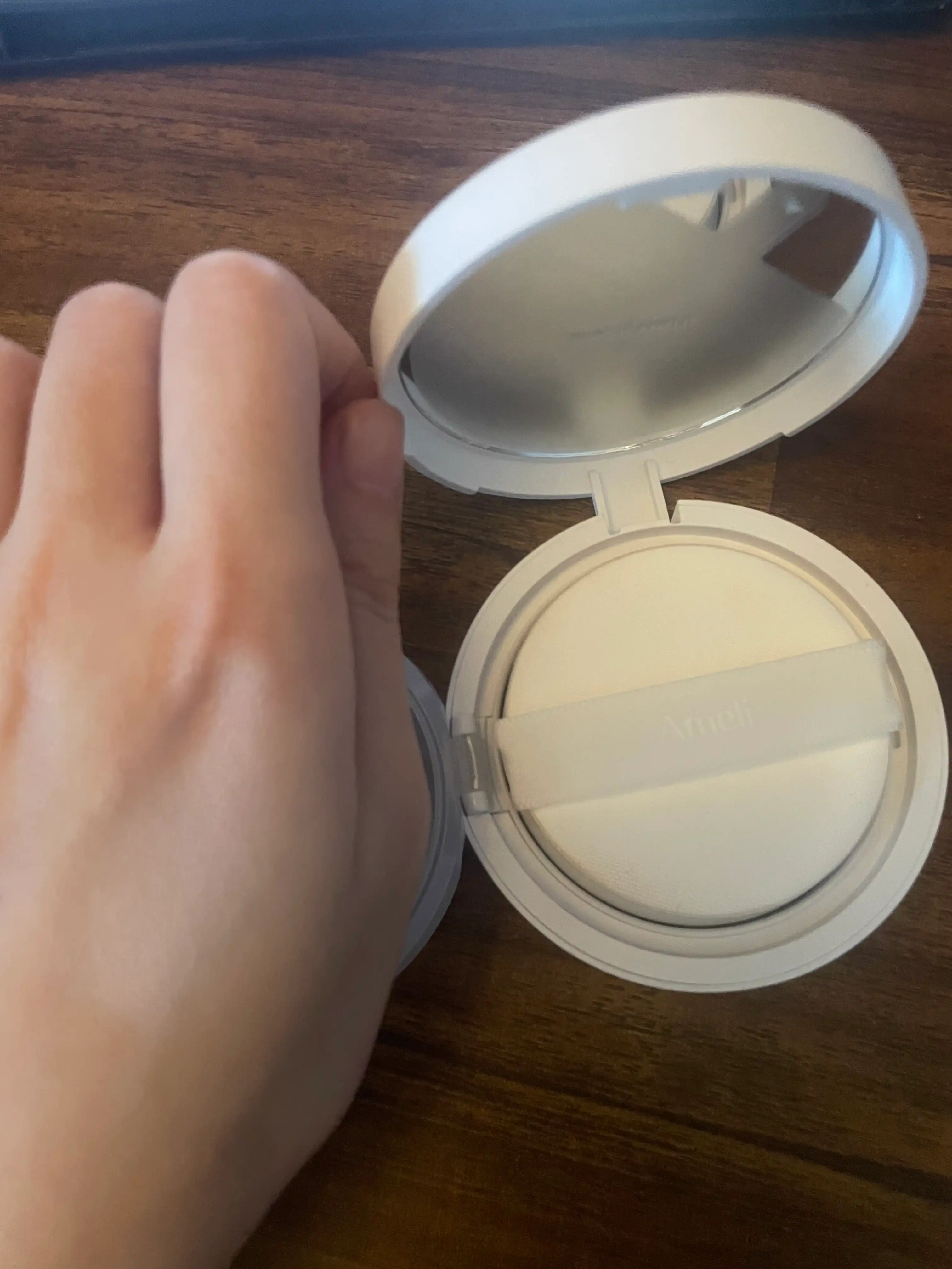 언니의파우치 리뷰 이미지 4 - [컴플리먼트 시리즈 쿠션 보라]