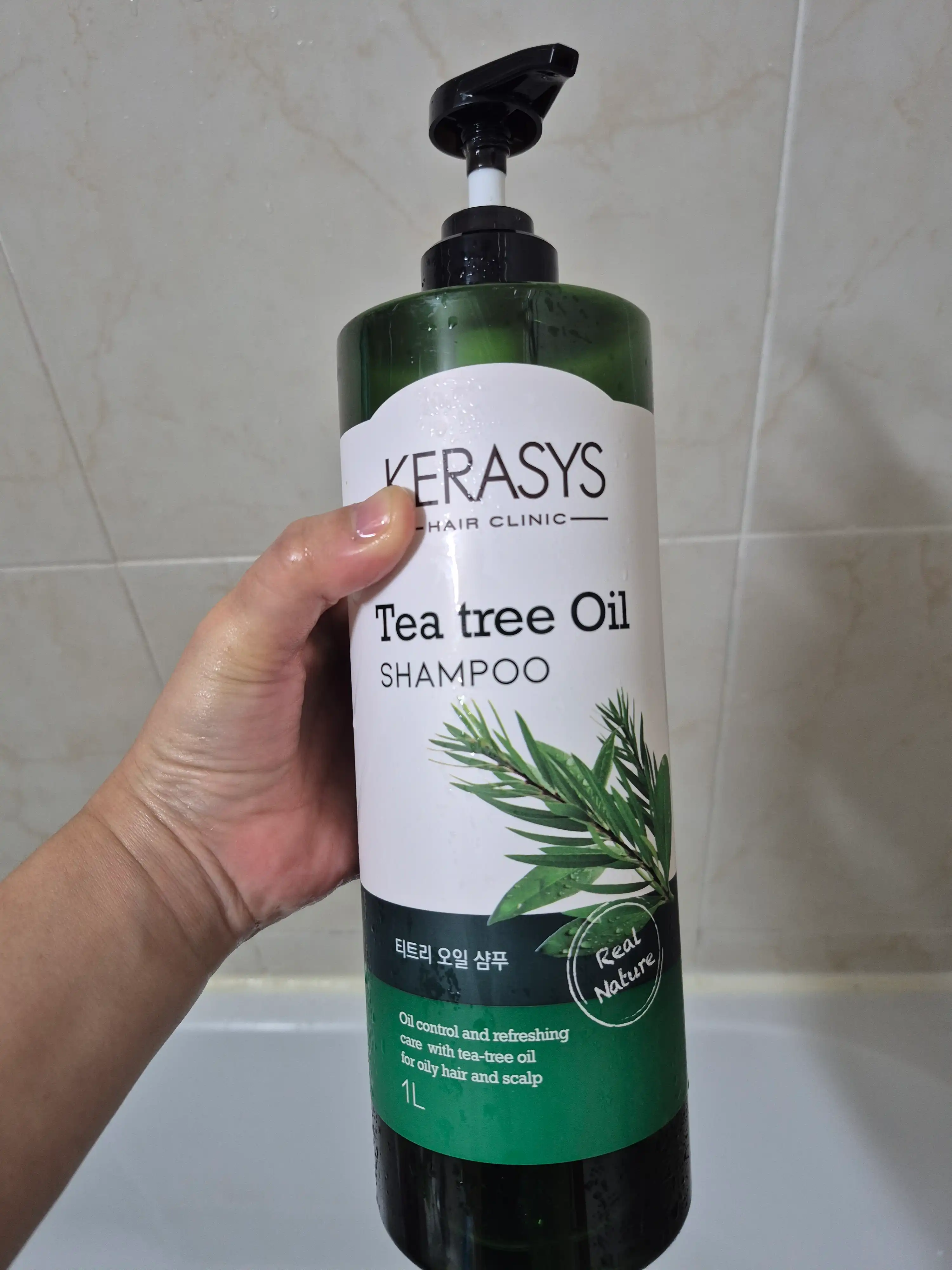 언니의파우치 리뷰 이미지 - [리얼네이처 티트리오일 샴푸]
