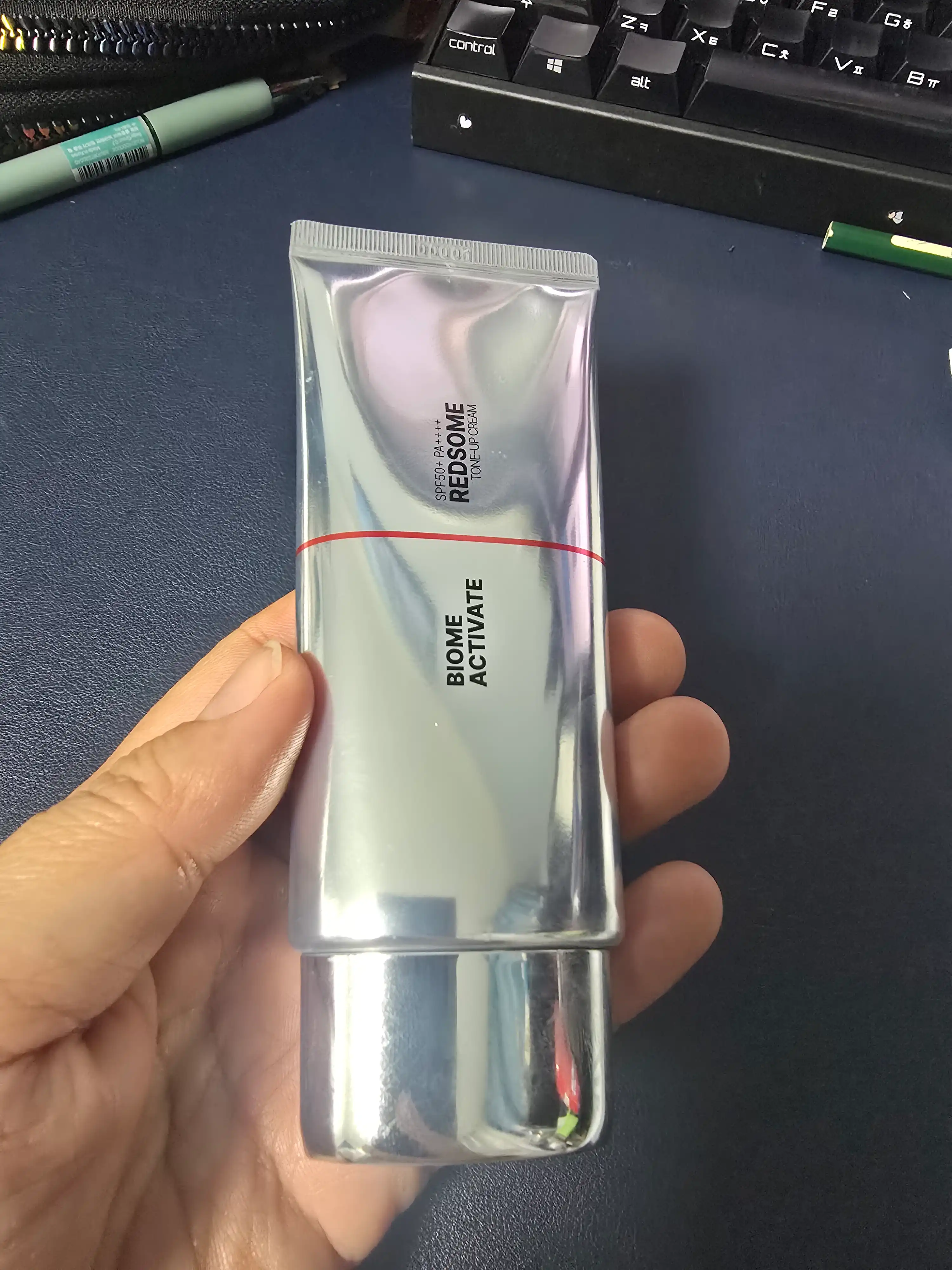 언니의파우치 리뷰 이미지 - [레드좀 톤업 크림]