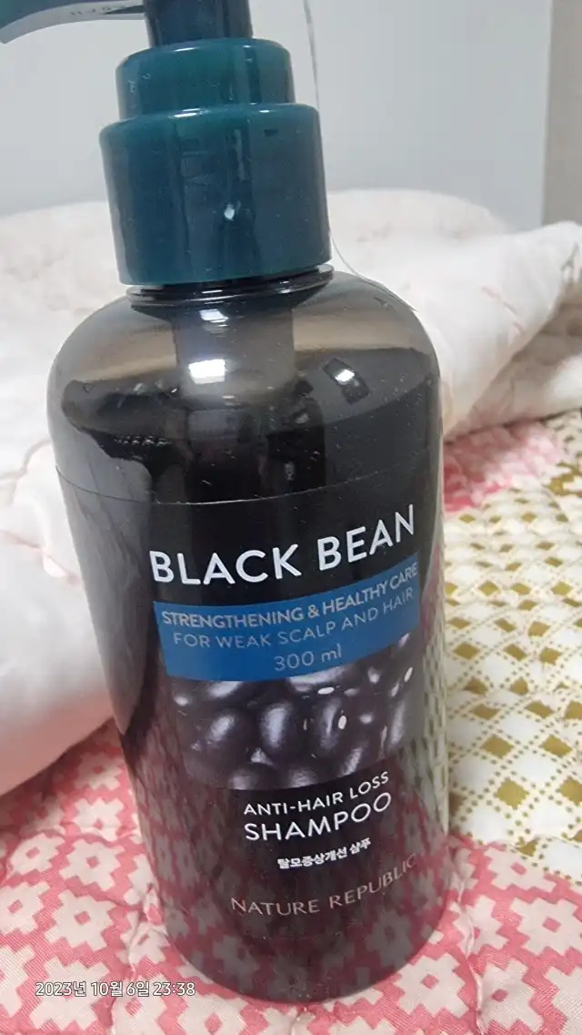 언니의파우치 리뷰 이미지 - [블랙빈 안티 헤어로스 샴푸]