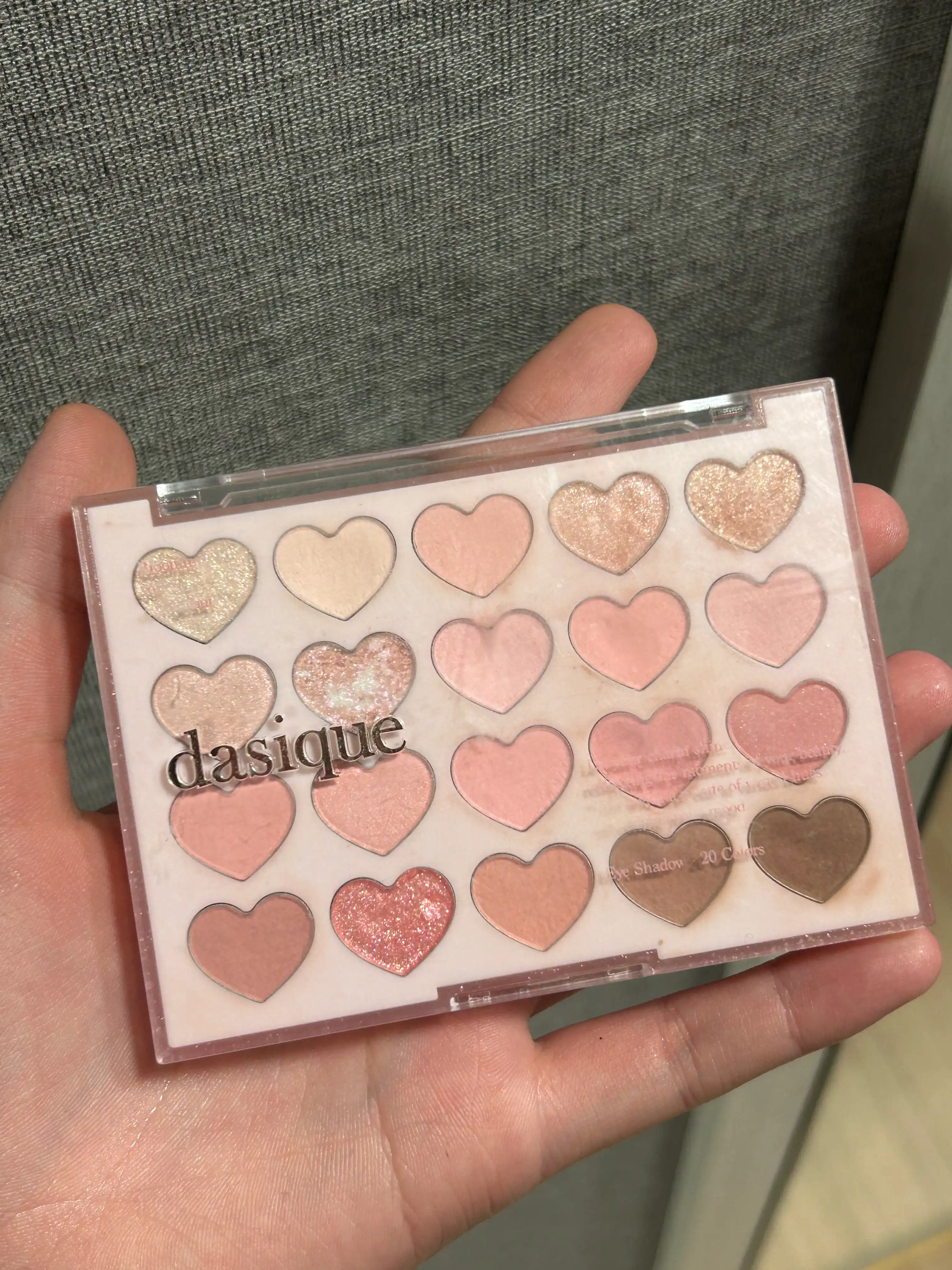 언니의파우치 리뷰 이미지 - [(스윗 하트 컬렉션) 무드 섀도우 팔레트]