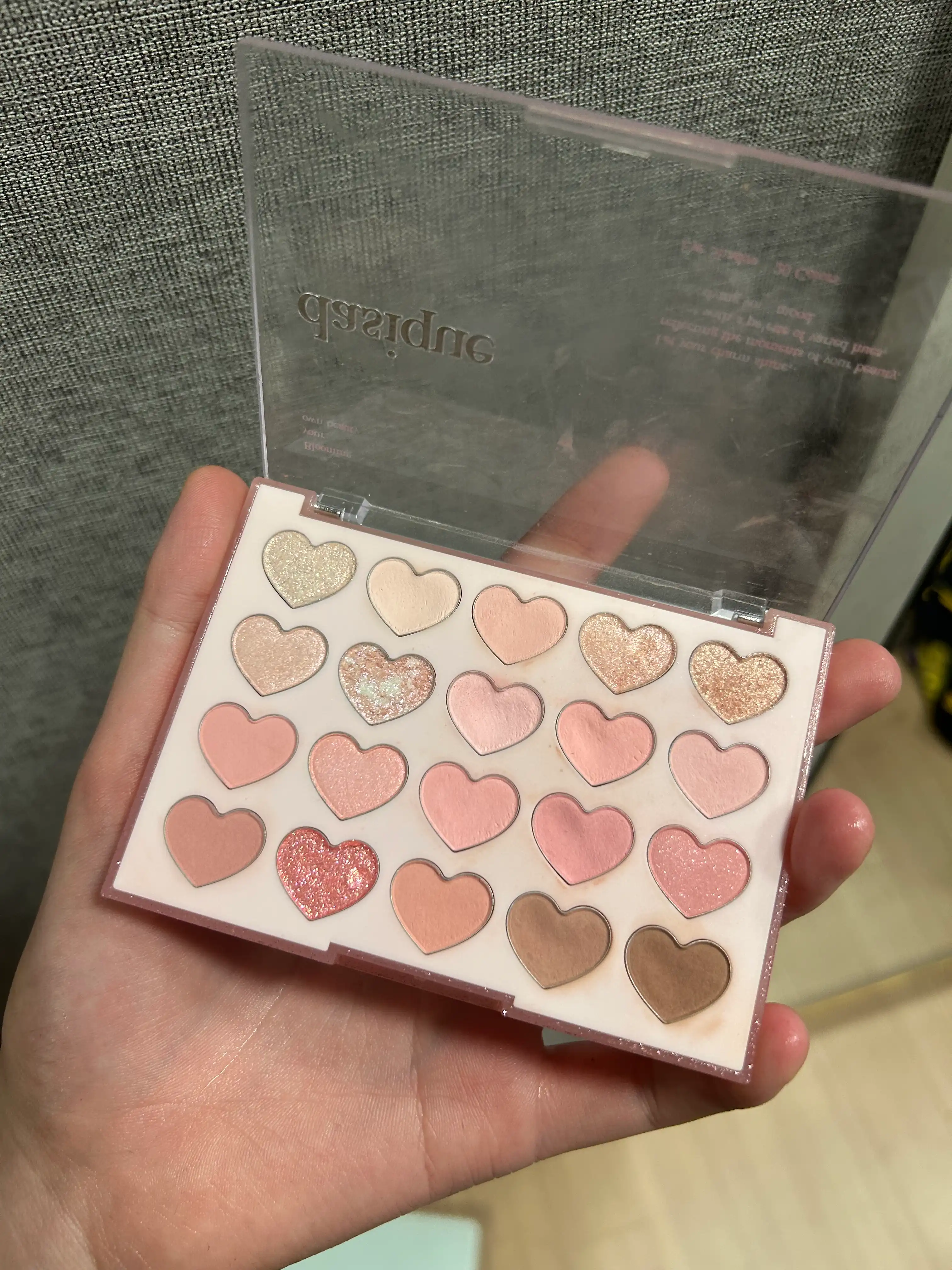 언니의파우치 리뷰 이미지 2 - [(스윗 하트 컬렉션) 무드 섀도우 팔레트]