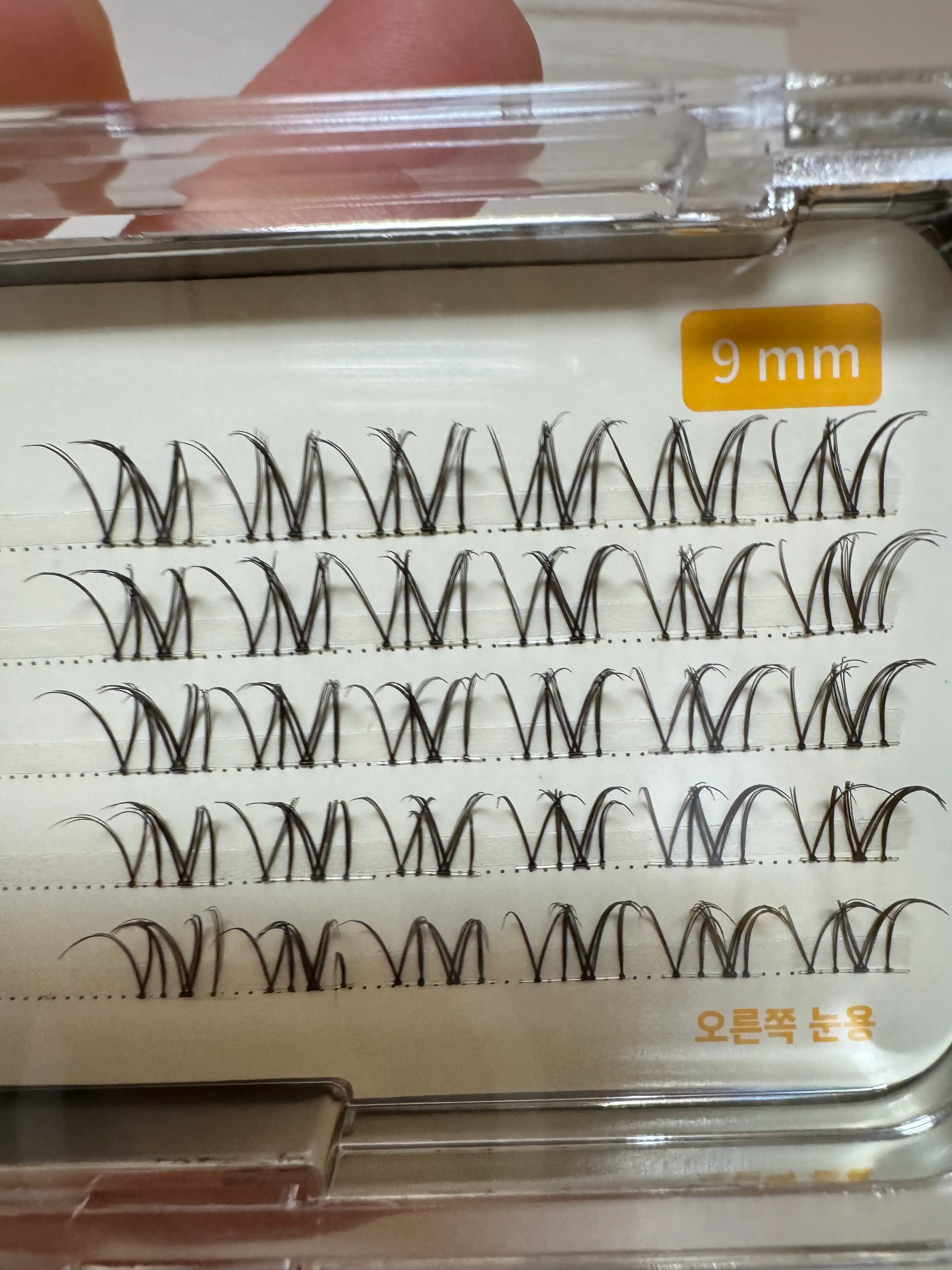 언니의파우치 리뷰 이미지 2 - [포인트 가닥 속눈썹 [01 퓨어 데일리]]