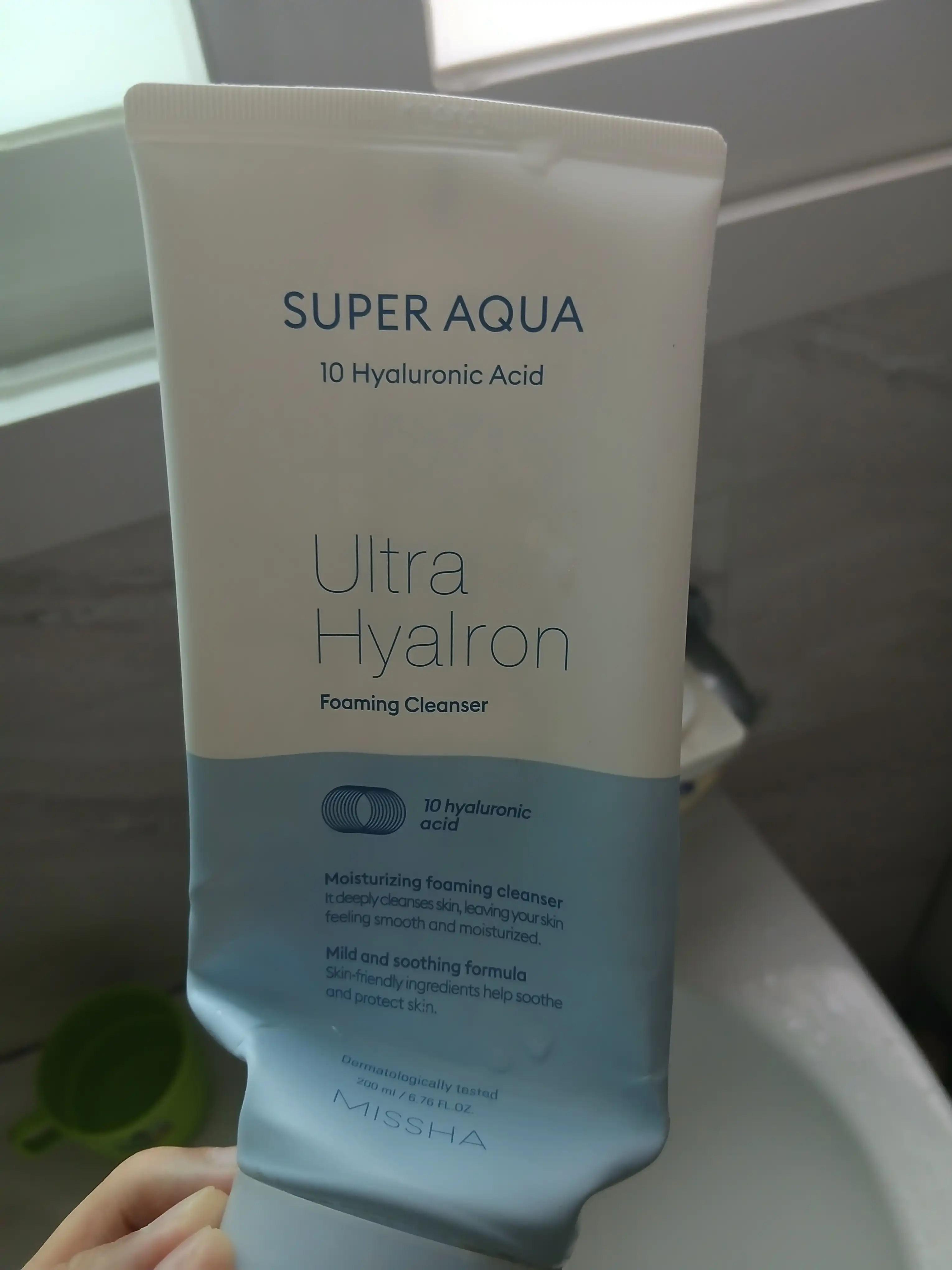 언니의파우치 리뷰 이미지 - [수퍼 아쿠아 울트라 히알론 포밍 클렌저]