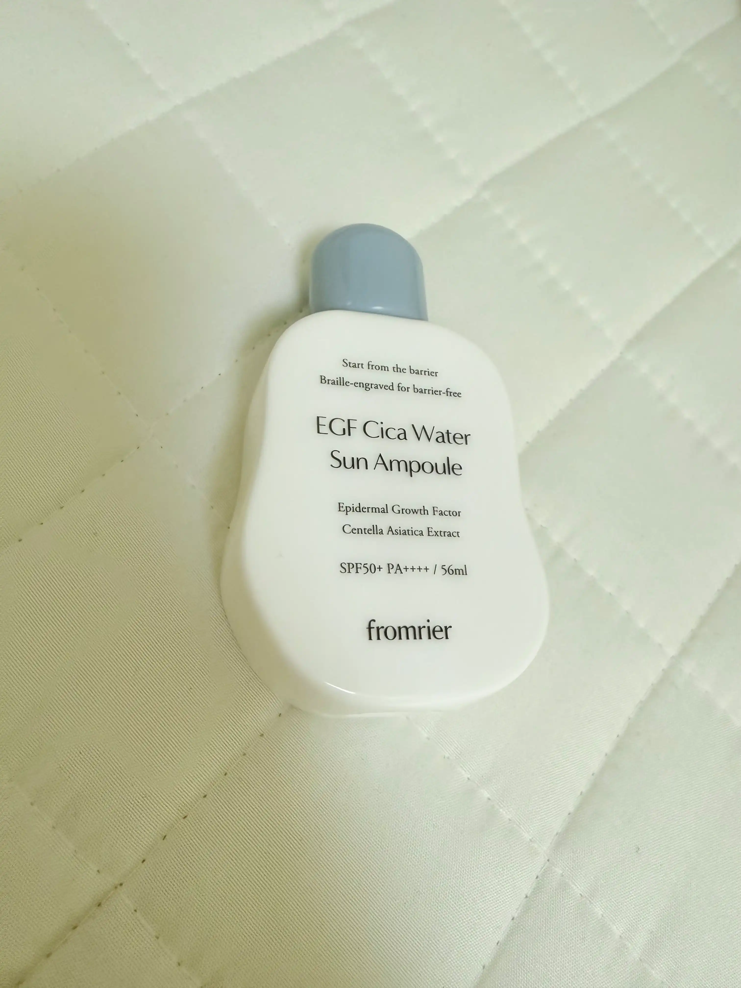 언니의파우치 리뷰 이미지 - [비건 EGF 시카 워터 선앰플]