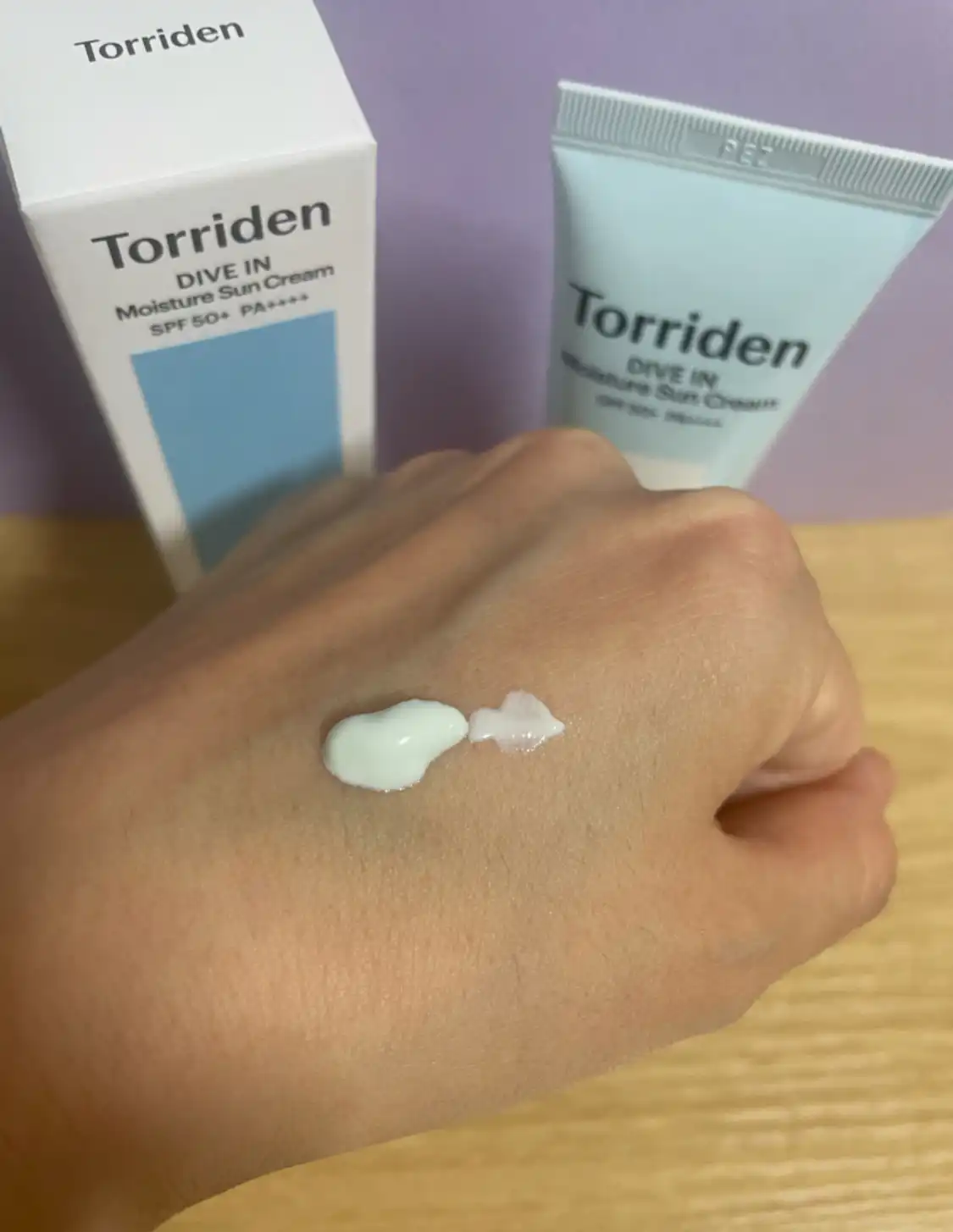 언니의파우치 리뷰 이미지 - [다이브인 모이스처 선크림]