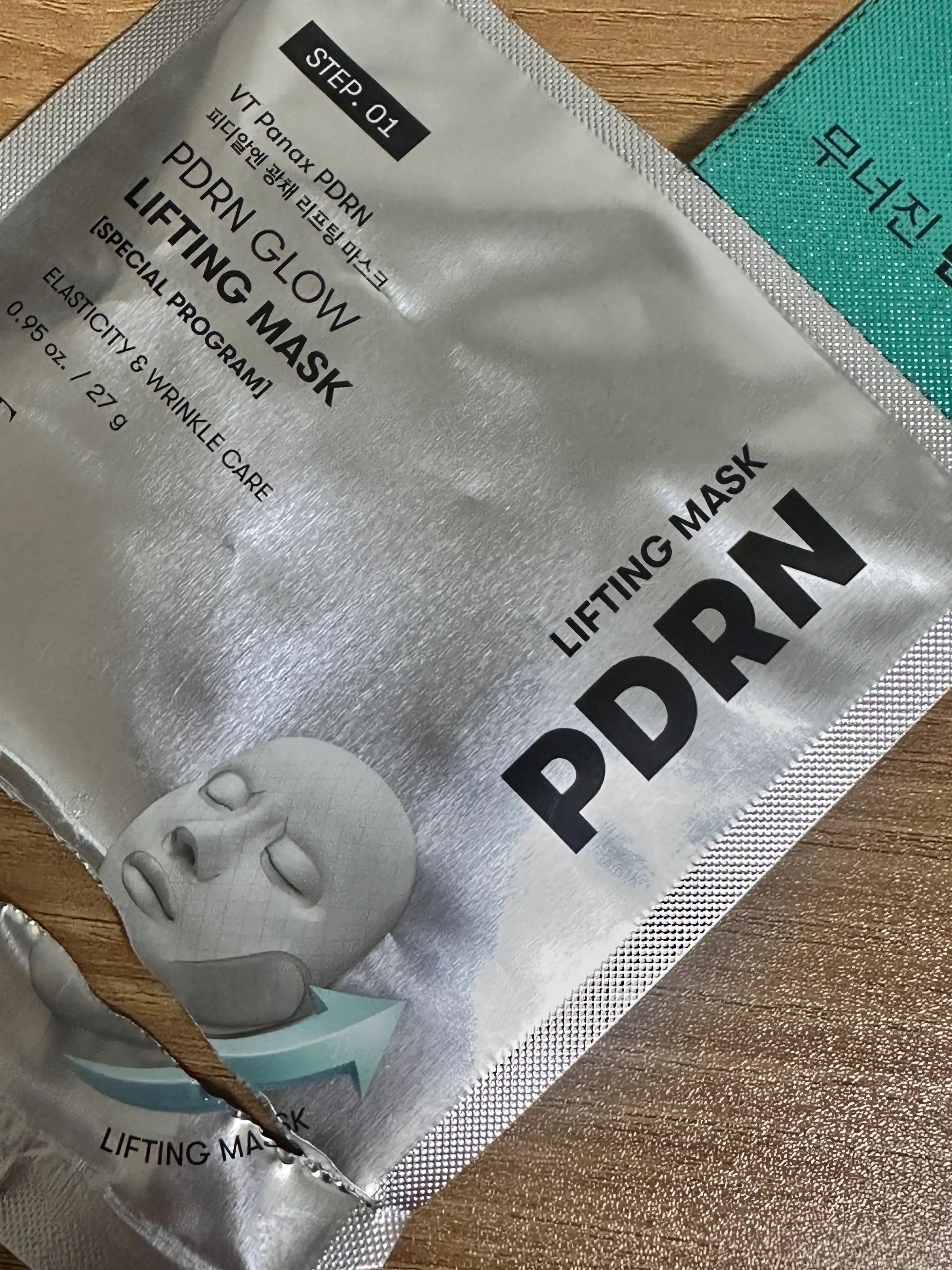 언니의파우치 리뷰 이미지 - [피디알엔 광채 리프팅 마스크]