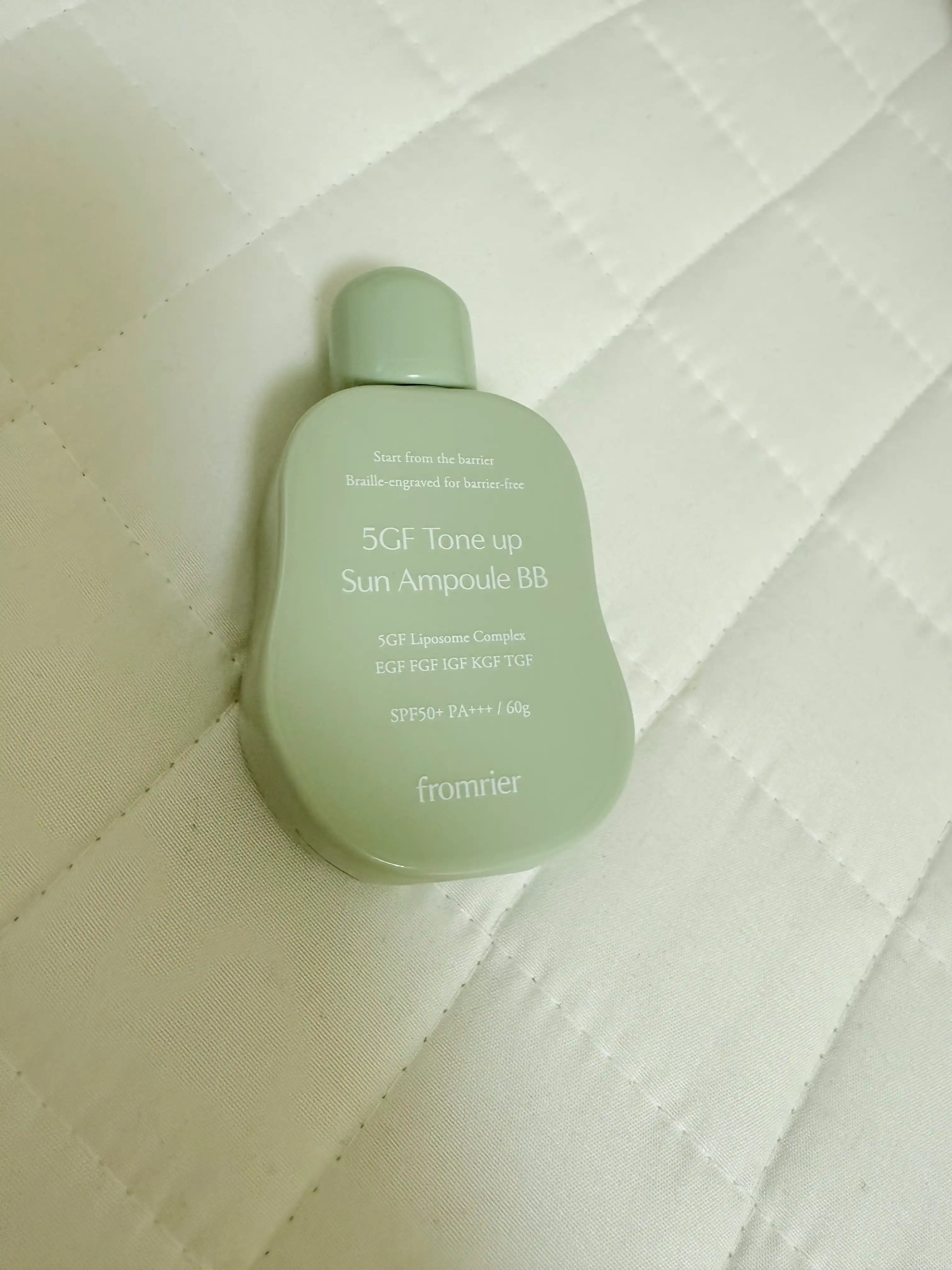 언니의파우치 리뷰 이미지 - [5GF 톤업 선 앰플 비비 크림 ]