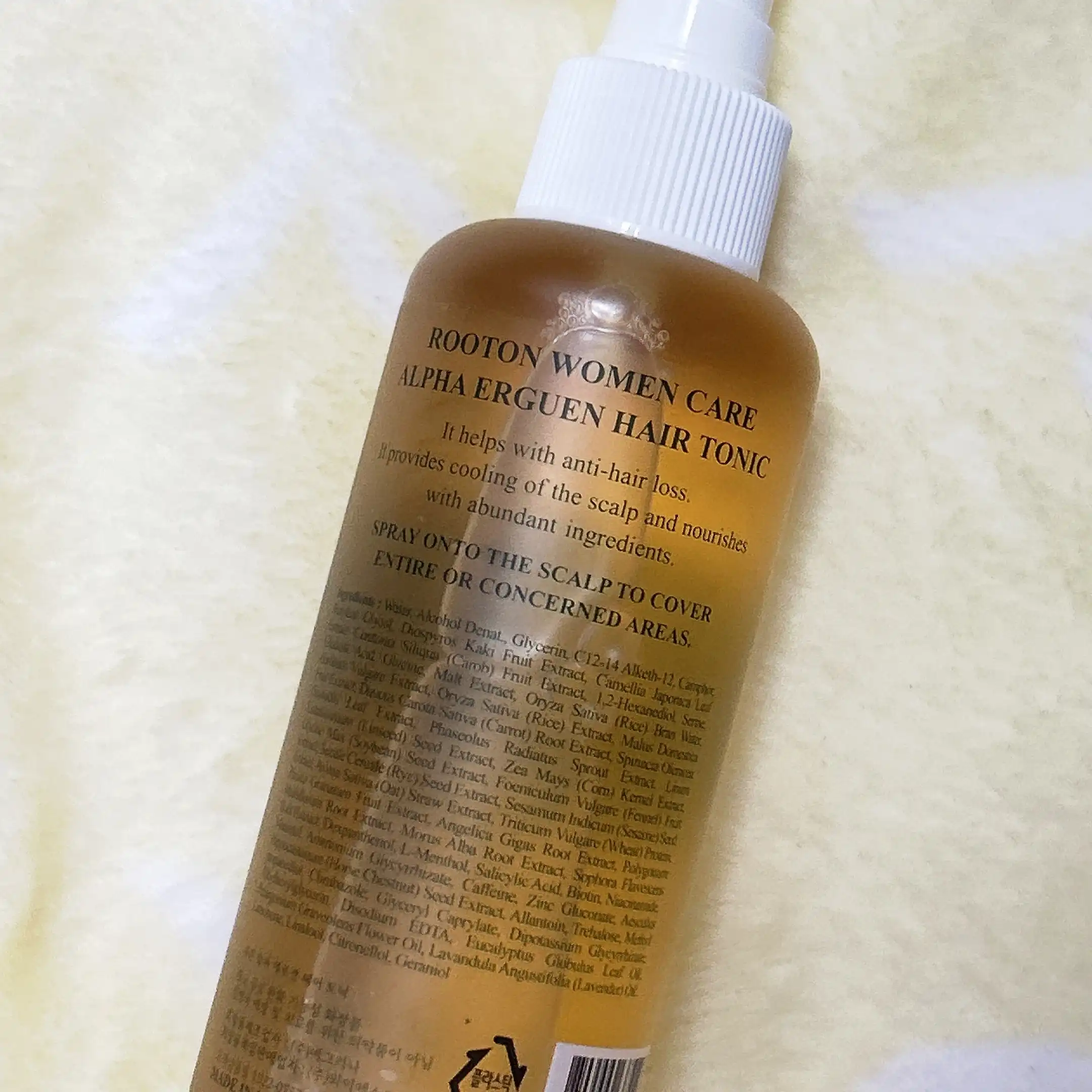 언니의파우치 리뷰 이미지 2 - [알파에르겐 헤어토닉]