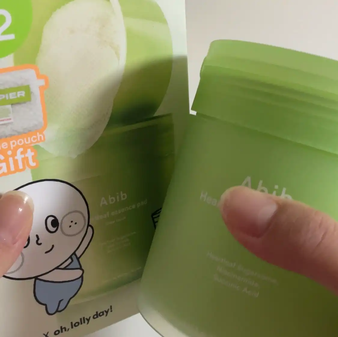 언니의파우치 리뷰 이미지 - [어성초 흔적 에센스 패드 클리어터치]