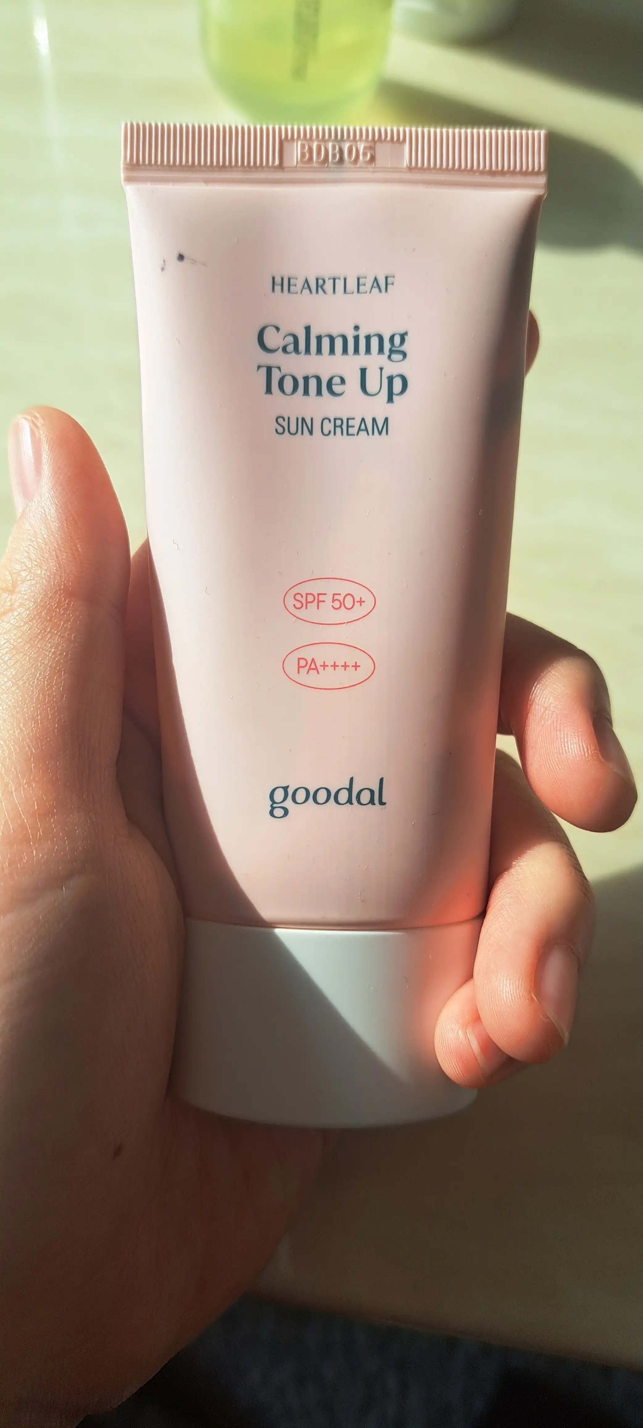 언니의파우치 리뷰 이미지 - [맑은 어성초 진정 수분 톤업 선크림]