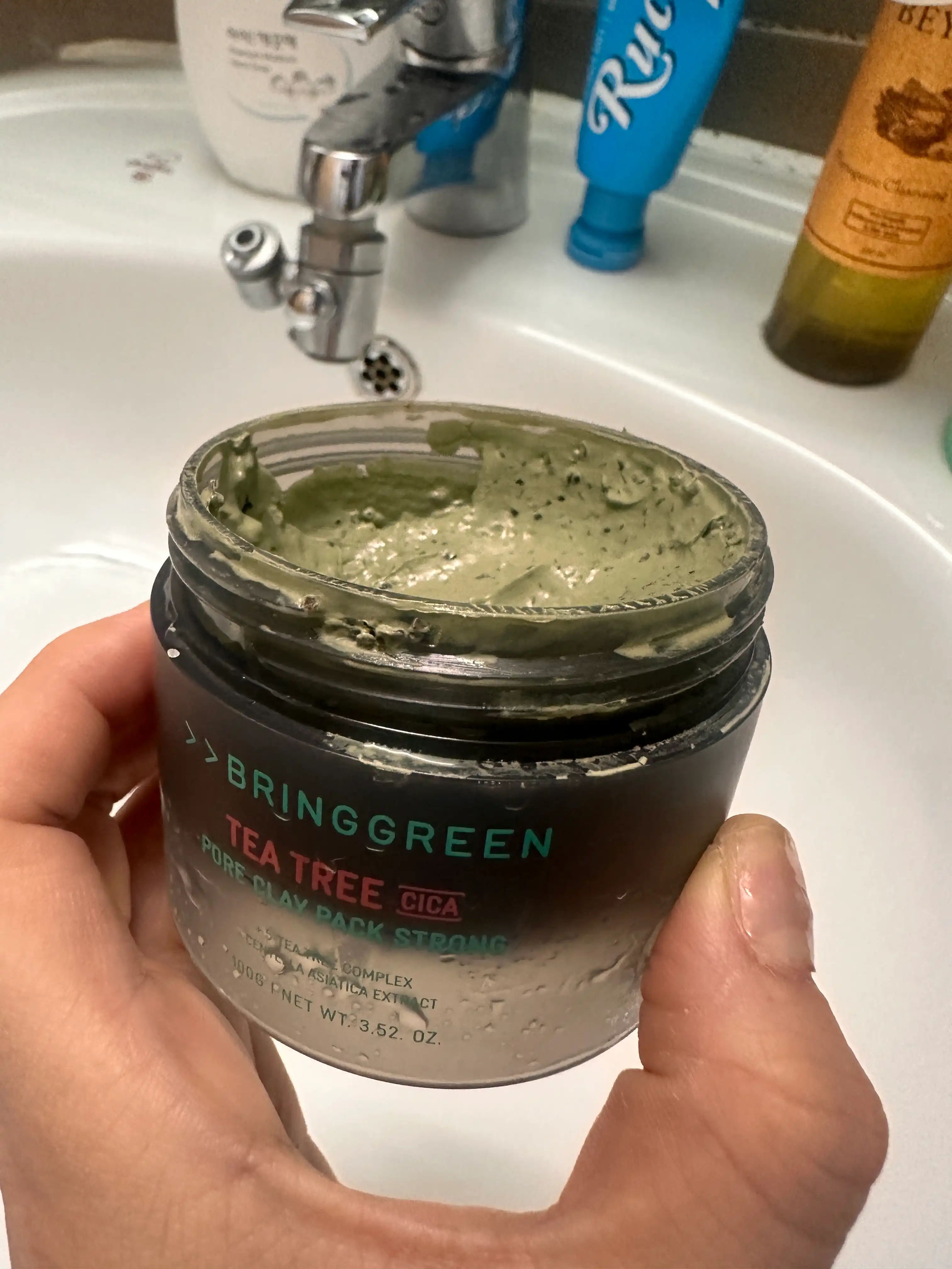 언니의파우치 리뷰 이미지 - [티트리 시카 포어 클레이팩 스트롱]