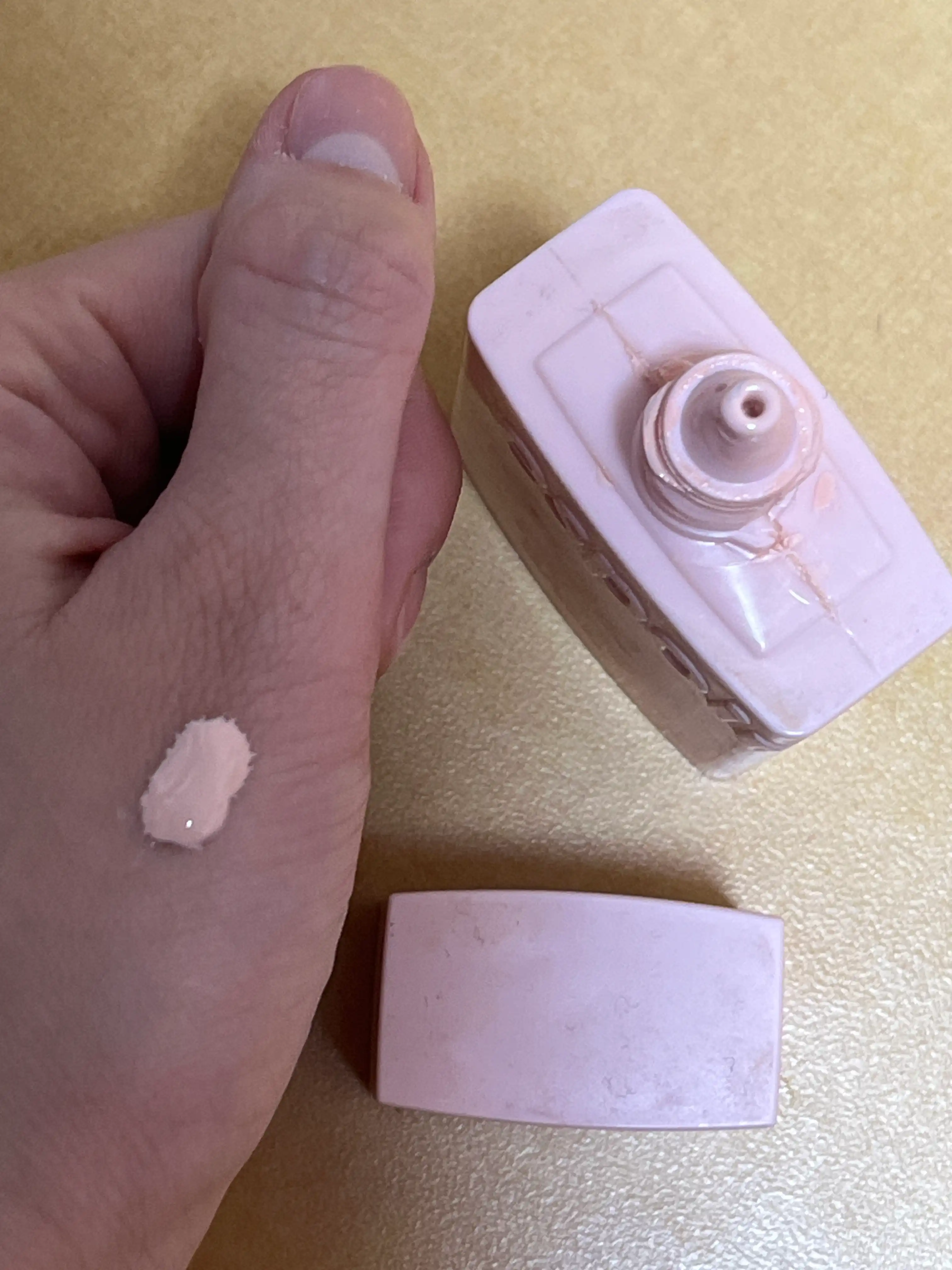 언니의파우치 리뷰 이미지 3 - [피치 스킨 피팅 베이스 올 뉴]