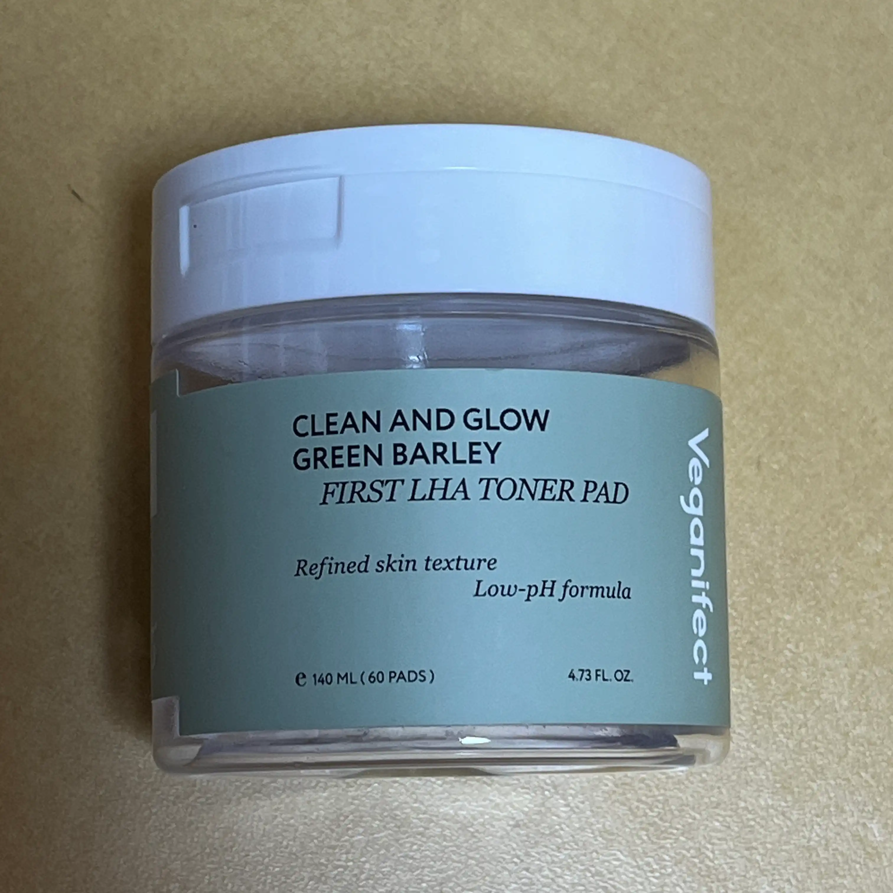 언니의파우치 리뷰 이미지 - [클린 앤 글로우 청보리 퍼스트 라하 토너 패드]