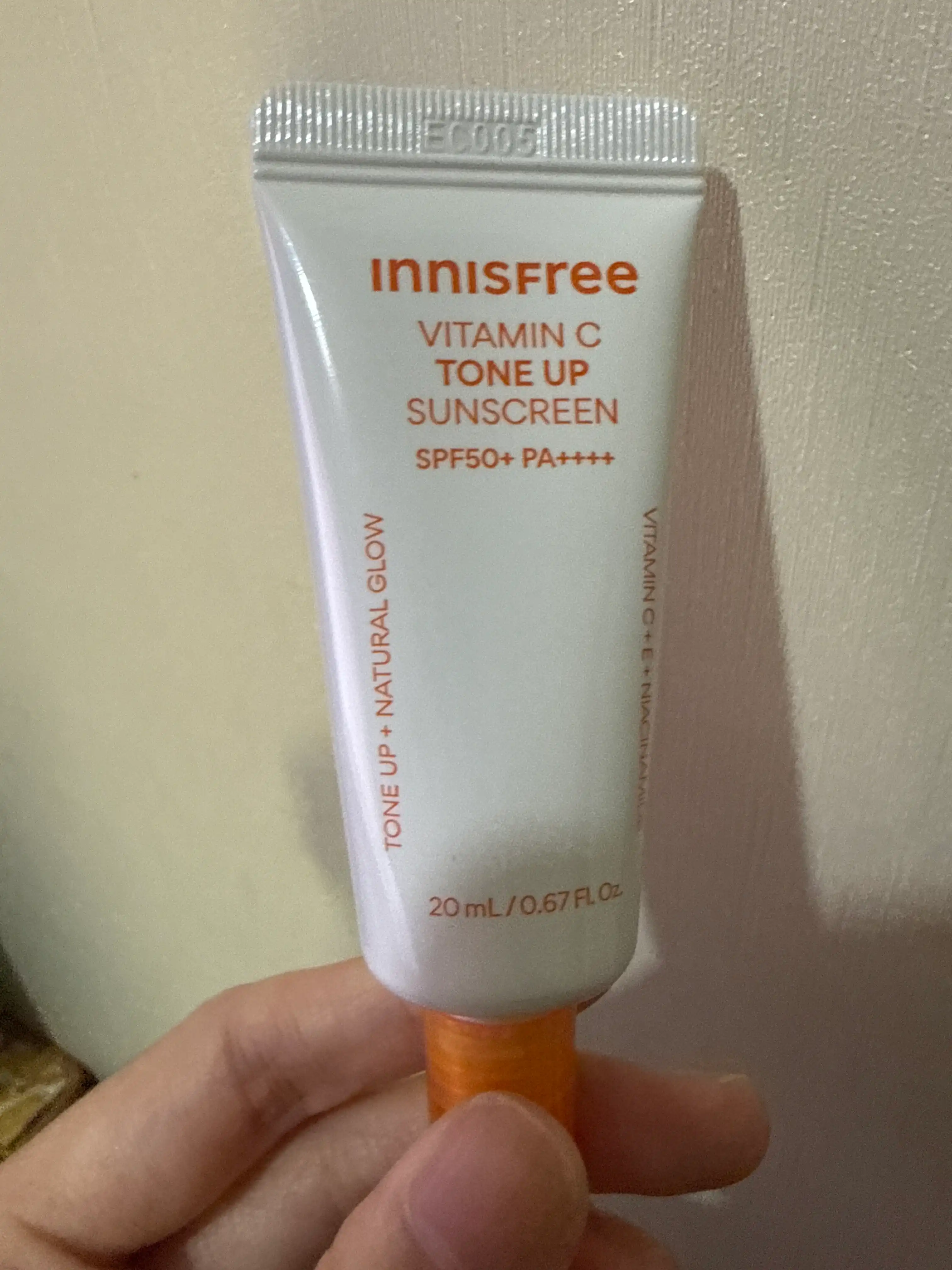 언니의파우치 리뷰 이미지 - [비타민씨 잡티 톤업 선스크린]