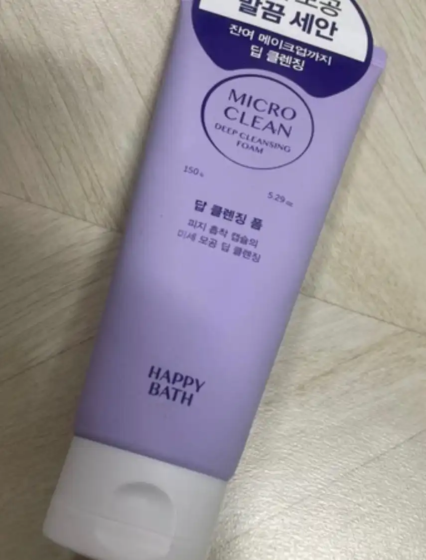 언니의파우치 리뷰 이미지 - [마이크로 클린 딥 클렌징 폼]
