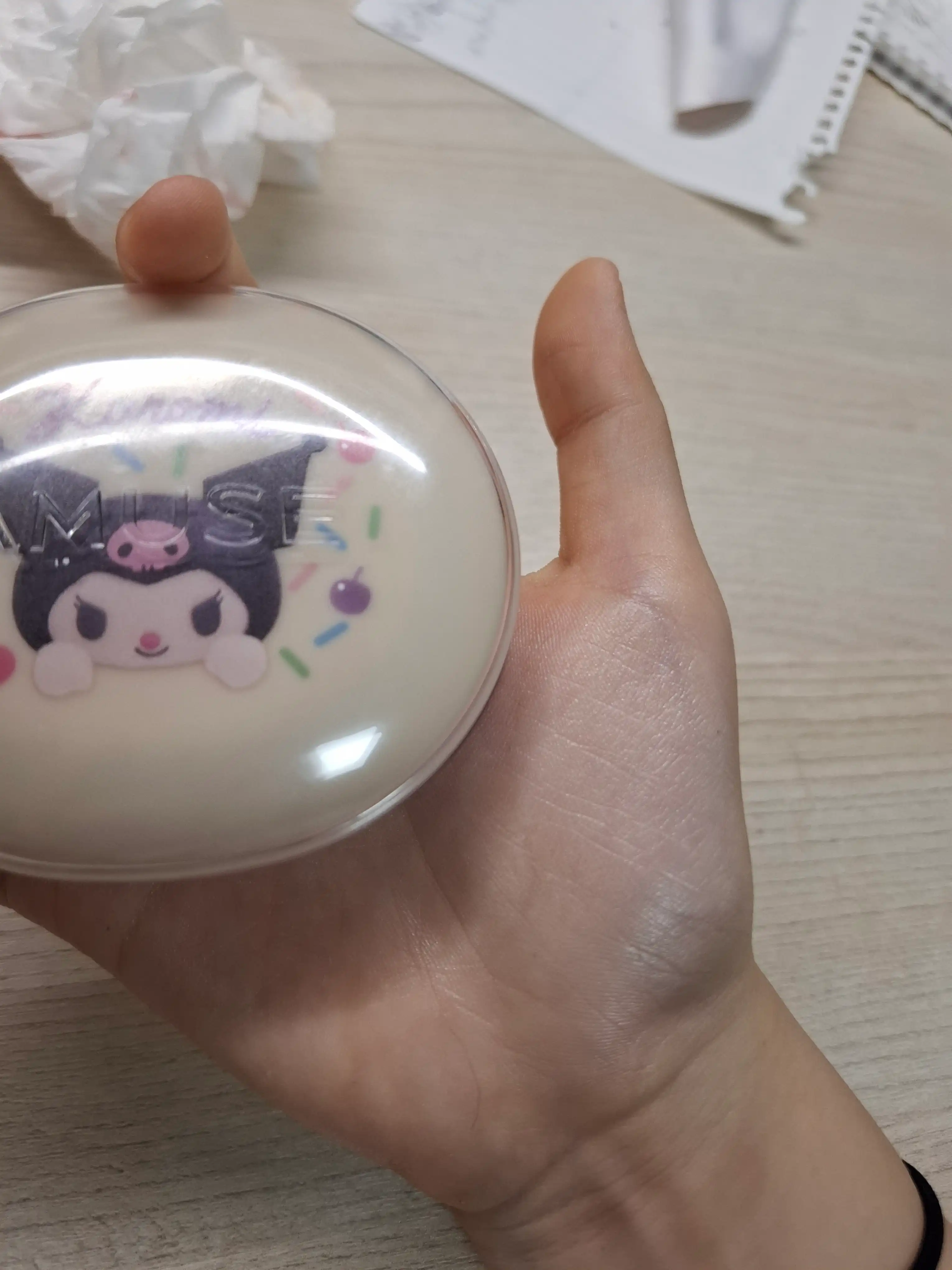 언니의파우치 리뷰 이미지 2 - [(마이멜로디&쿠로미 에디션) 듀 젤리 마스터 쿠션]