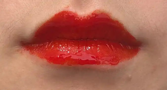 언니의파우치 리뷰 이미지 2 - [립 타투 스티커]