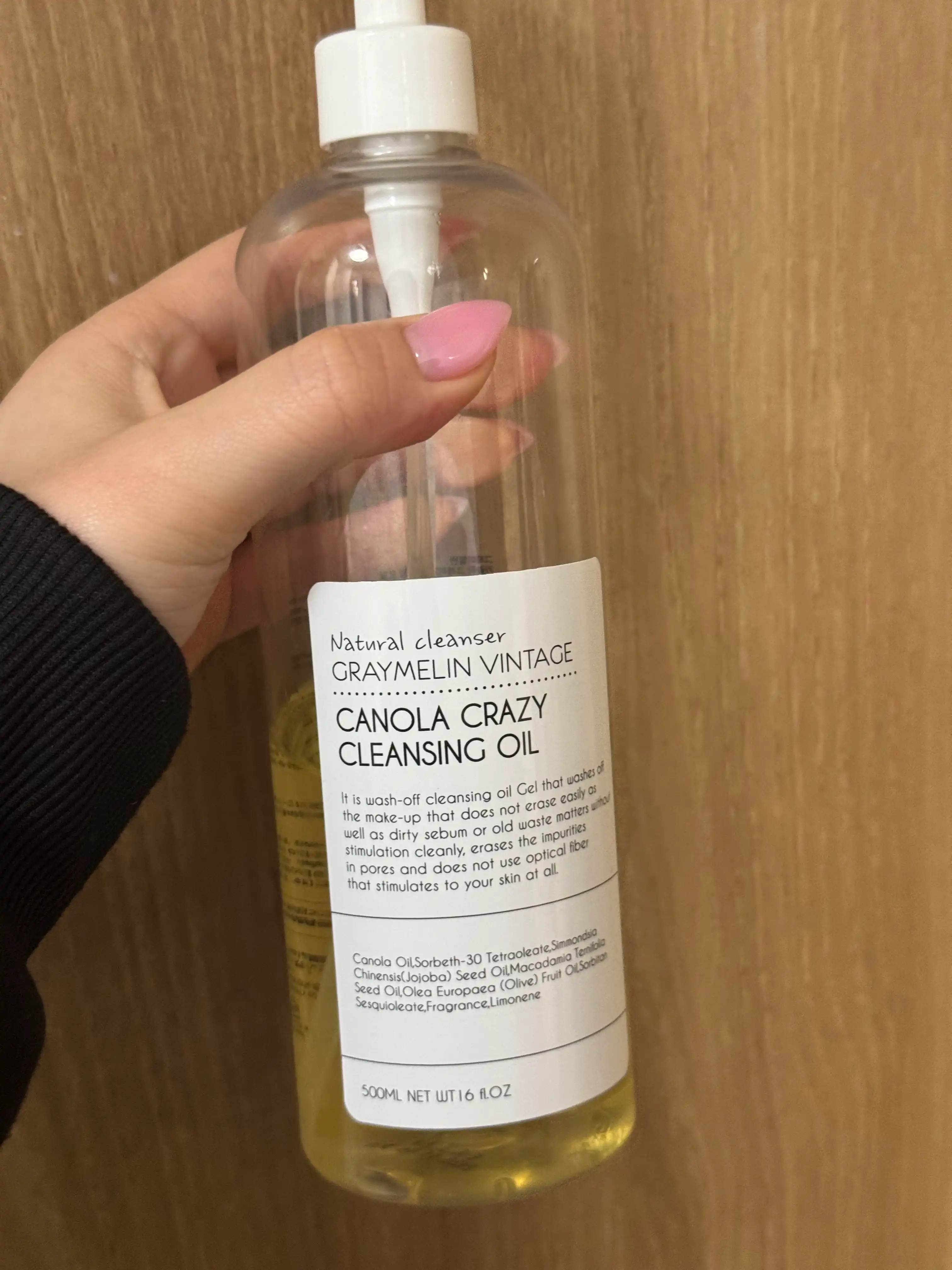 언니의파우치 리뷰 이미지 - [카놀라 크레이지 클렌징오일]