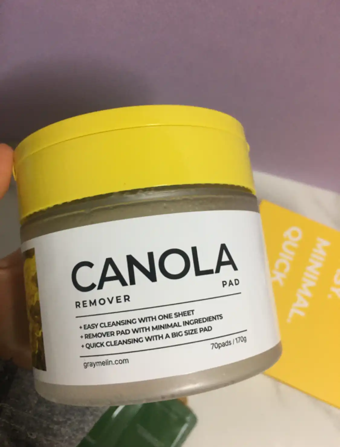 언니의파우치 리뷰 이미지 - [카놀라 리무버 패드]