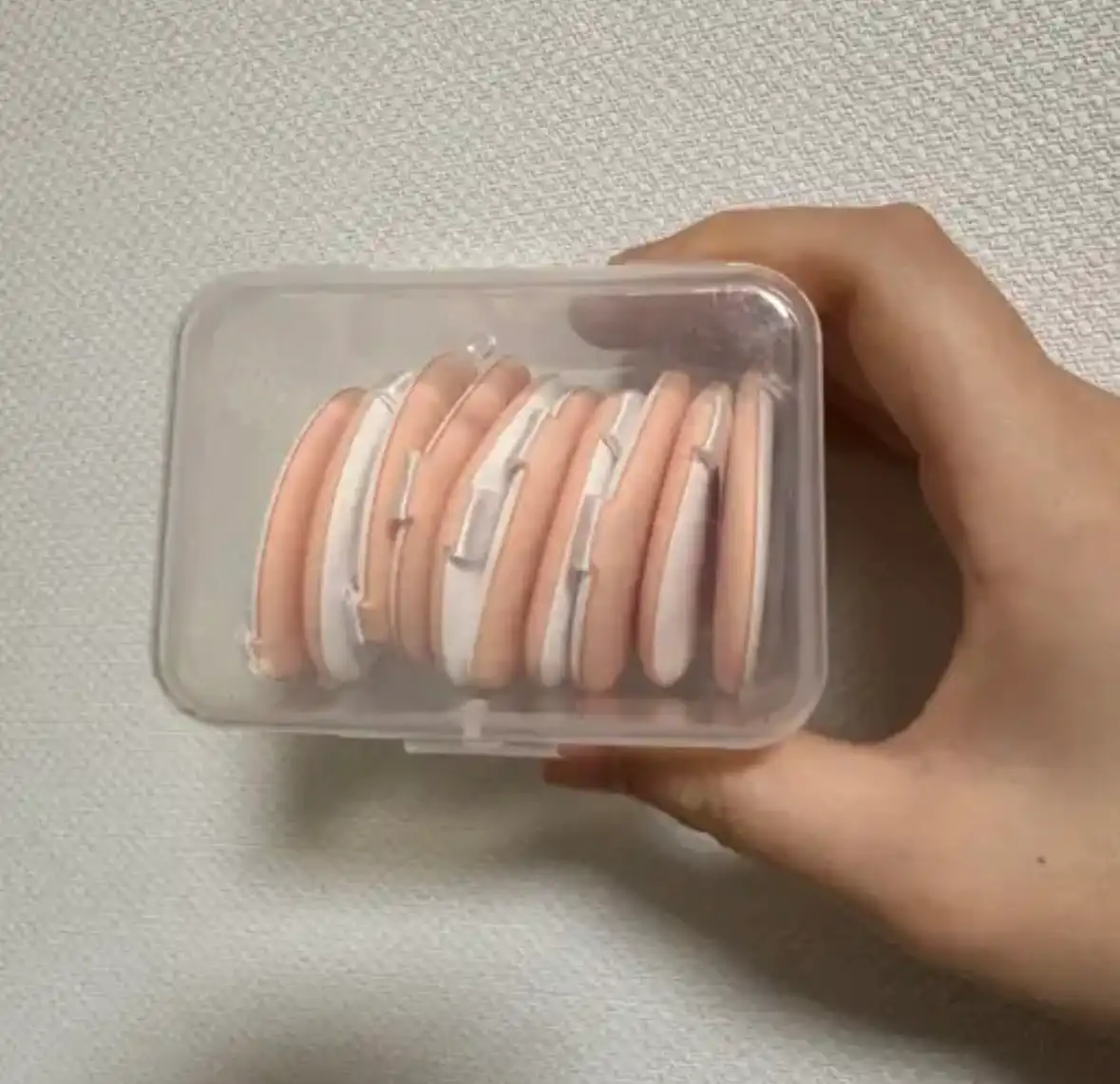 언니의파우치 리뷰 이미지 - [클린 물방울 쿠션퍼프]