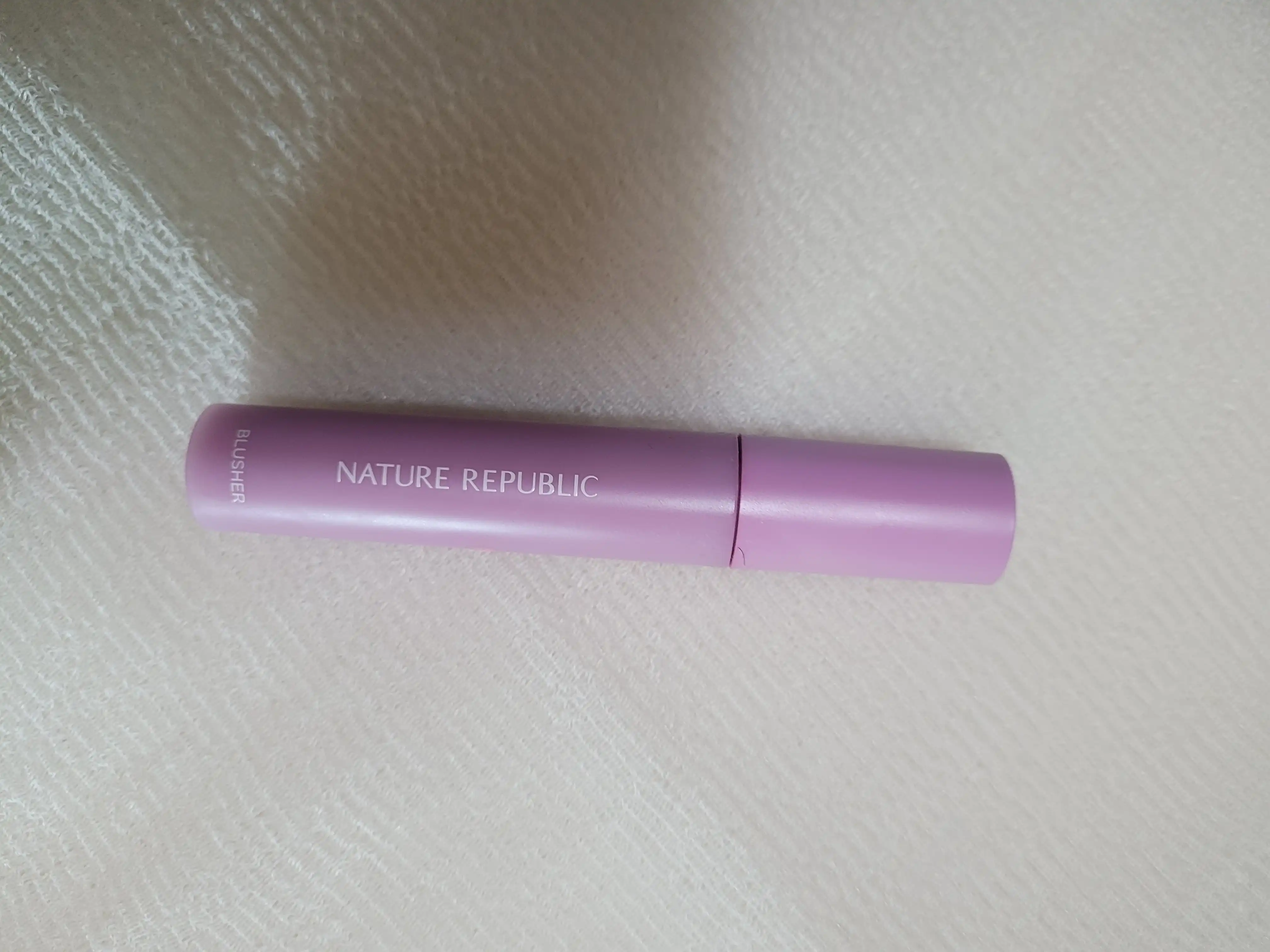 언니의파우치 리뷰 이미지 - [바이플라워 에어리 코튼 블러셔 [04 페일라벤더]]