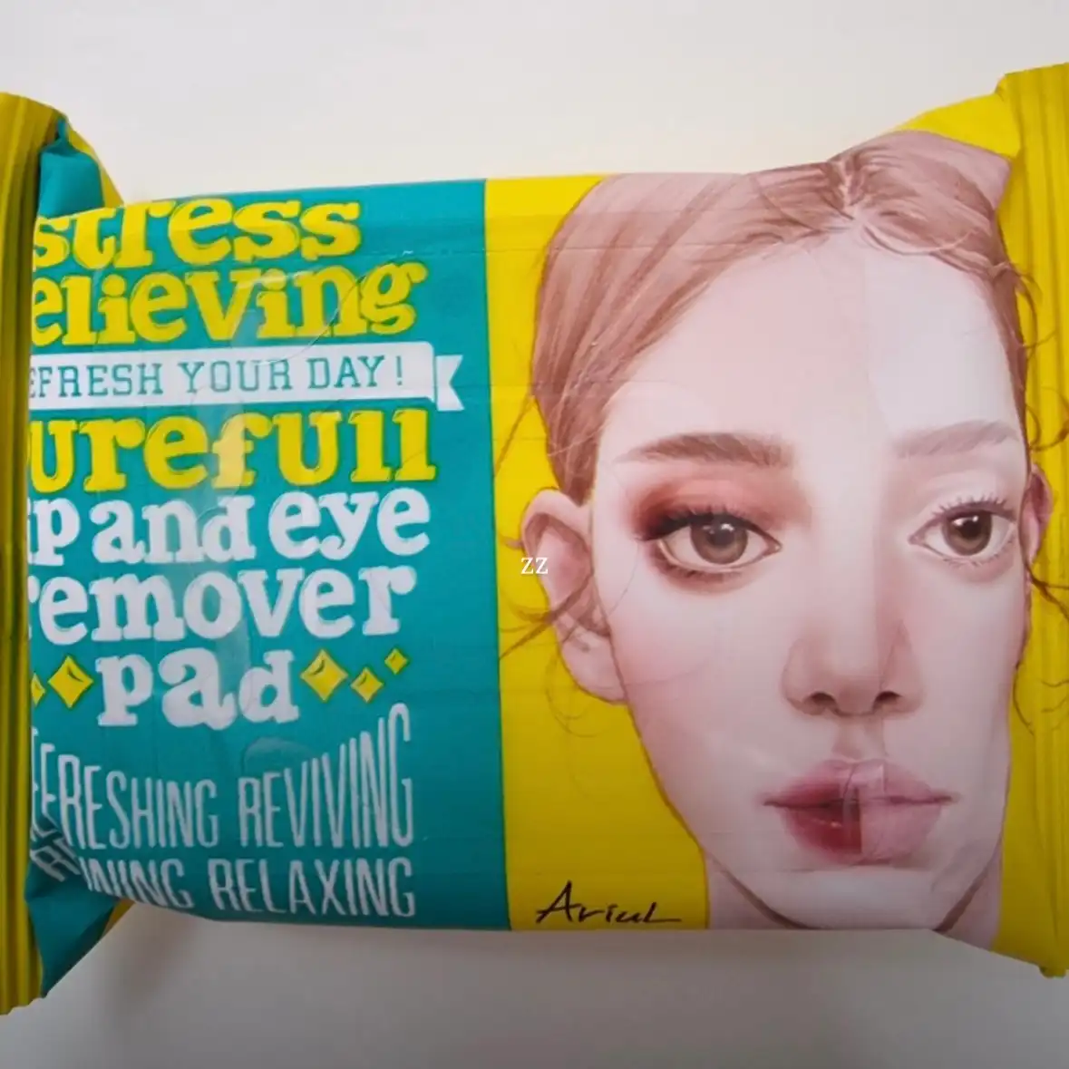 언니의파우치 리뷰 이미지 - [스트레스 릴리빙 퓨어풀 립앤아이 리무버 패드]