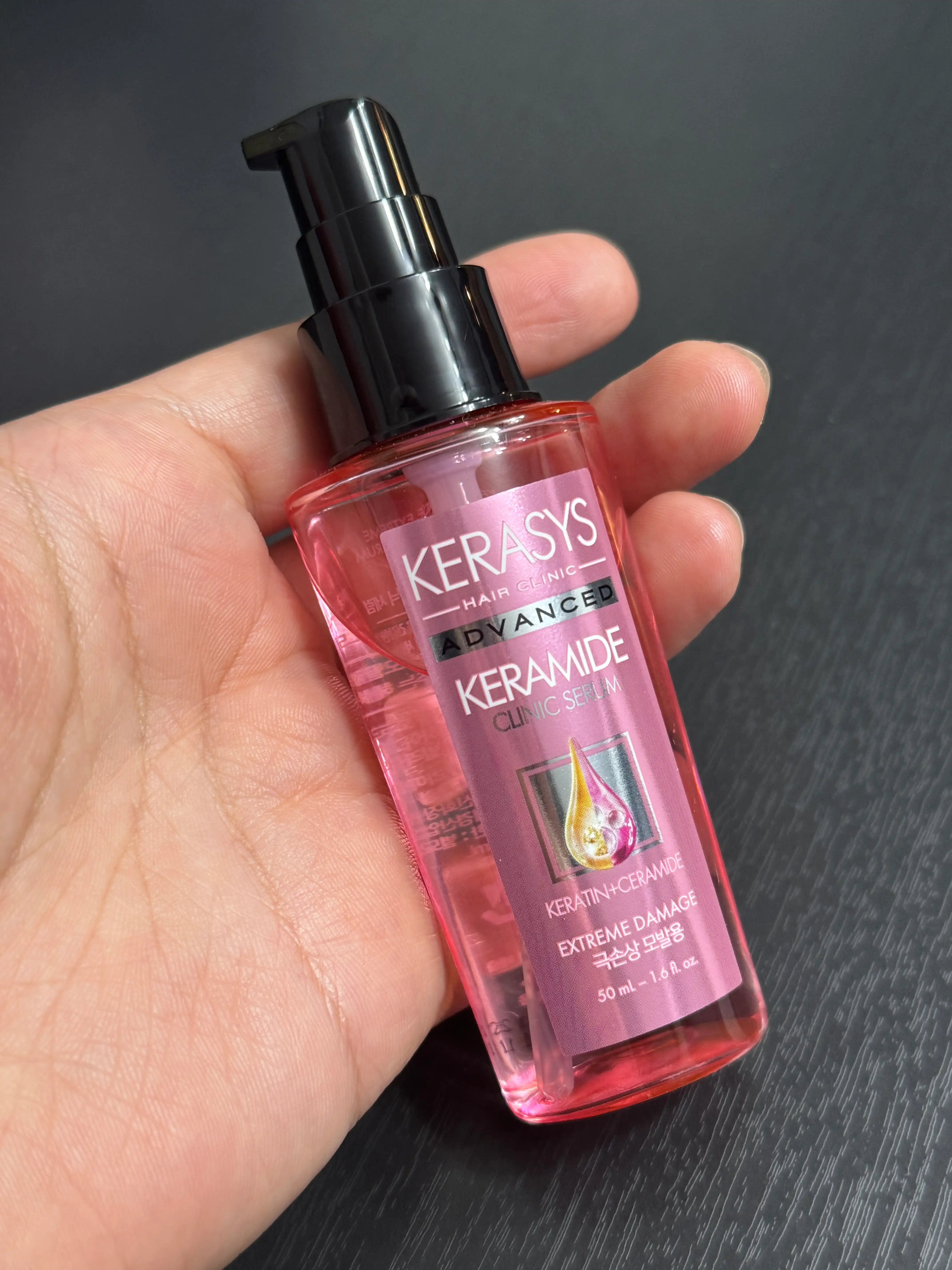 언니의파우치 리뷰 이미지 2 - [케라마이드 극손상 클리닉 세럼]
