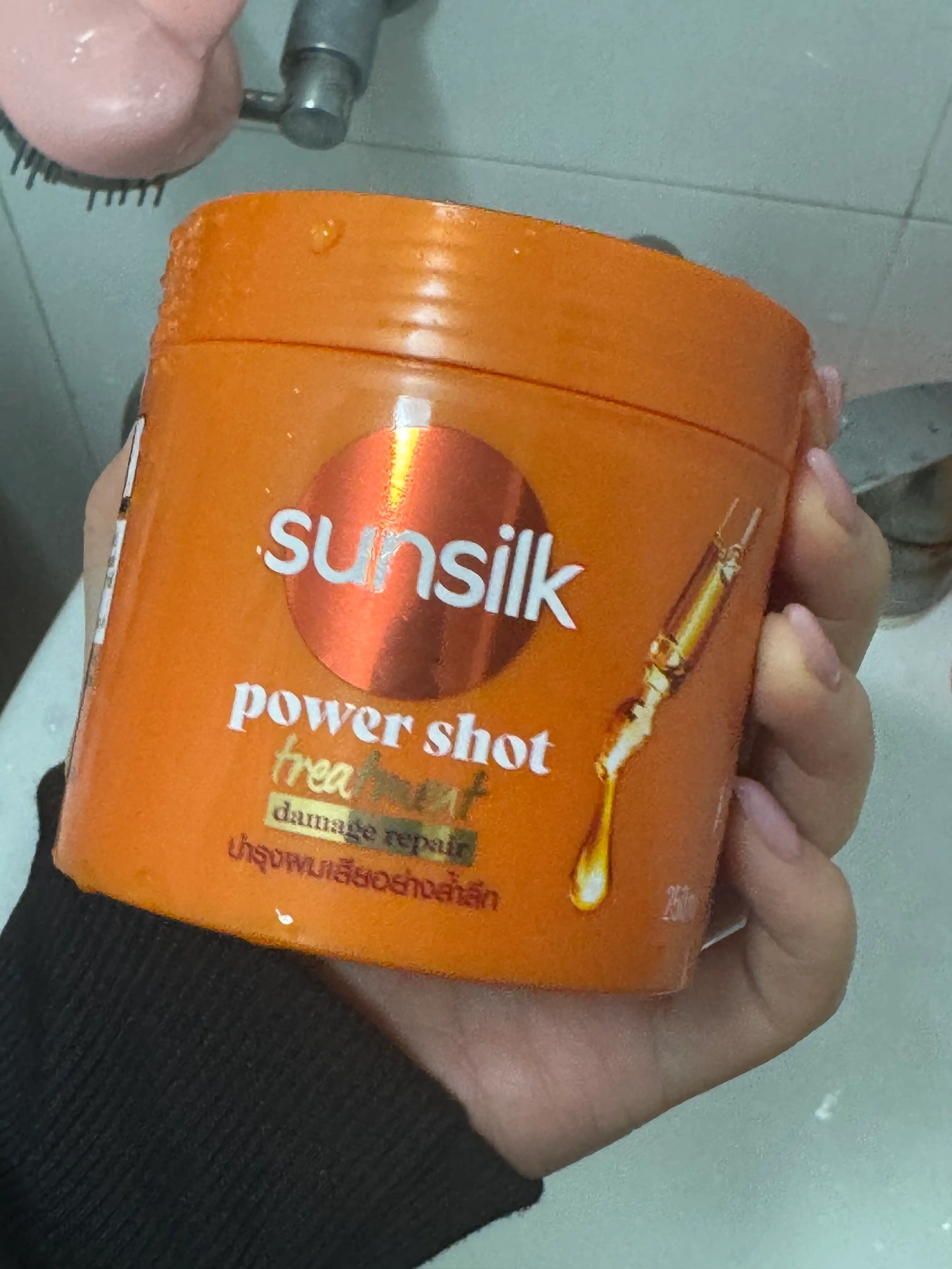 언니의파우치 리뷰 이미지 - [극손상용 트리트먼트 마스크 [손상오렌지]]