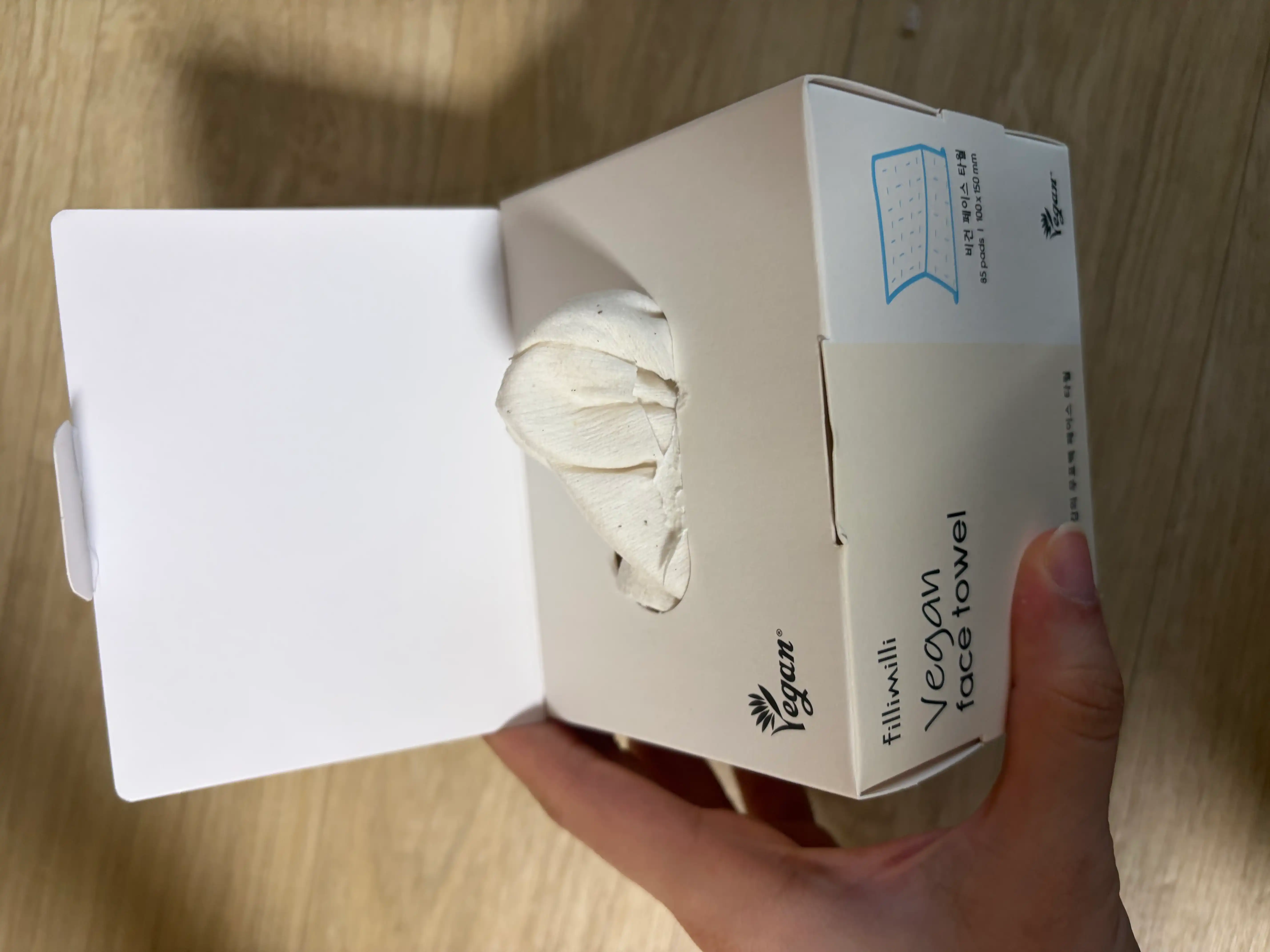 언니의파우치 리뷰 이미지 2 - [비건 페이스 타월]