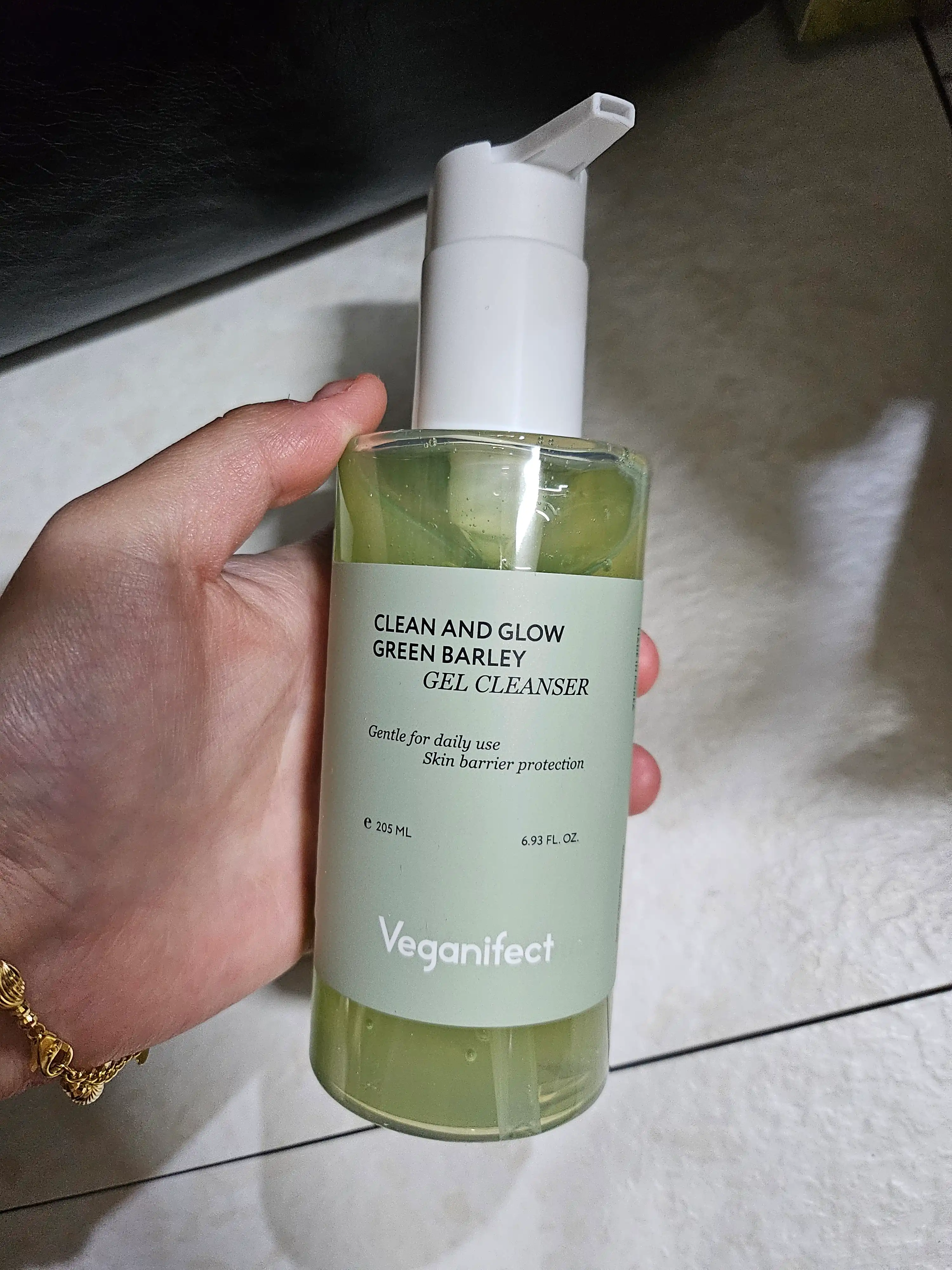 언니의파우치 리뷰 이미지 - [클린 앤 글로우 청보리 젤 클렌저]