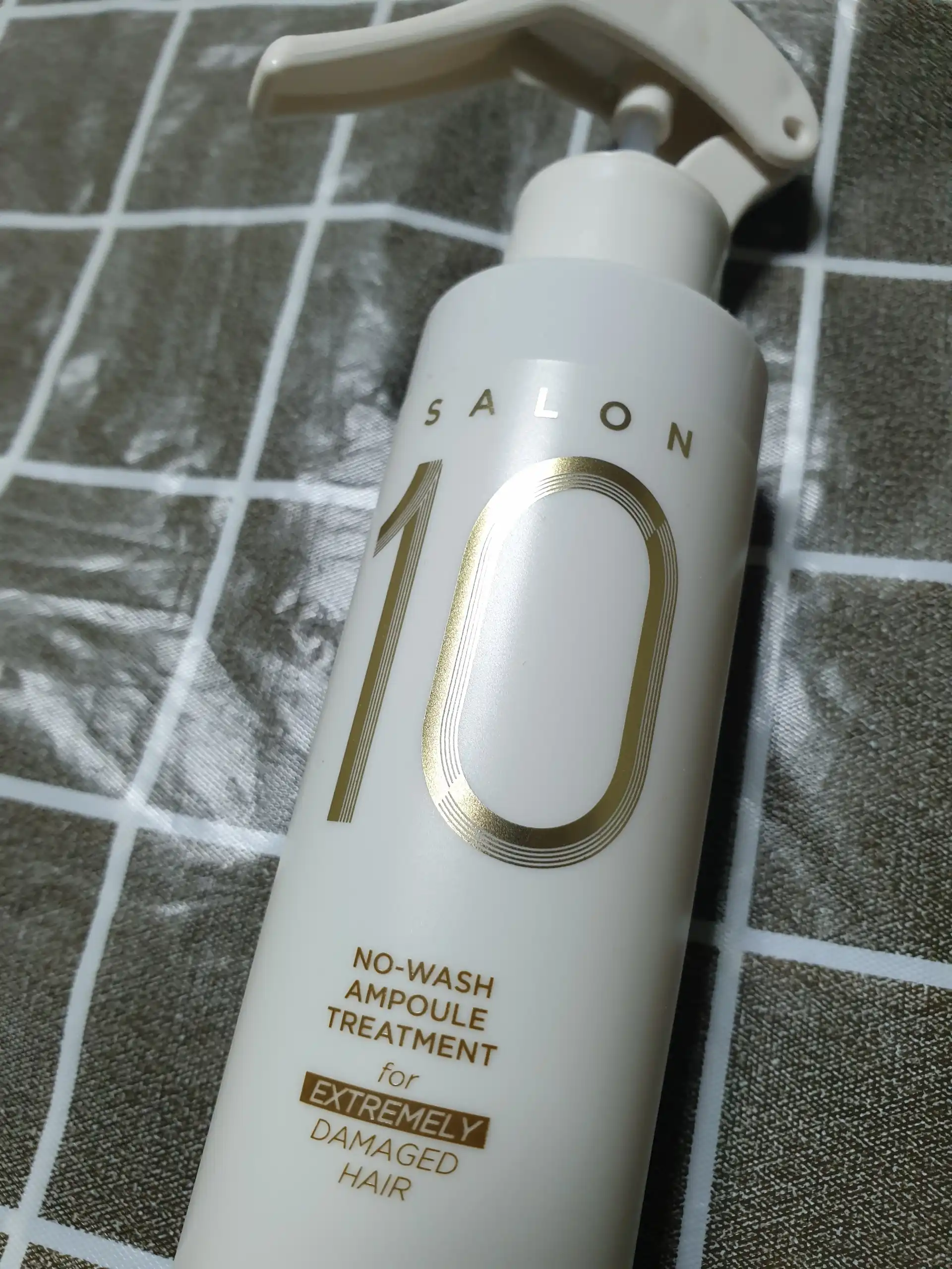 언니의파우치 리뷰 이미지 2 - [살롱10 노워시 극손상 앰플 트리트먼트]