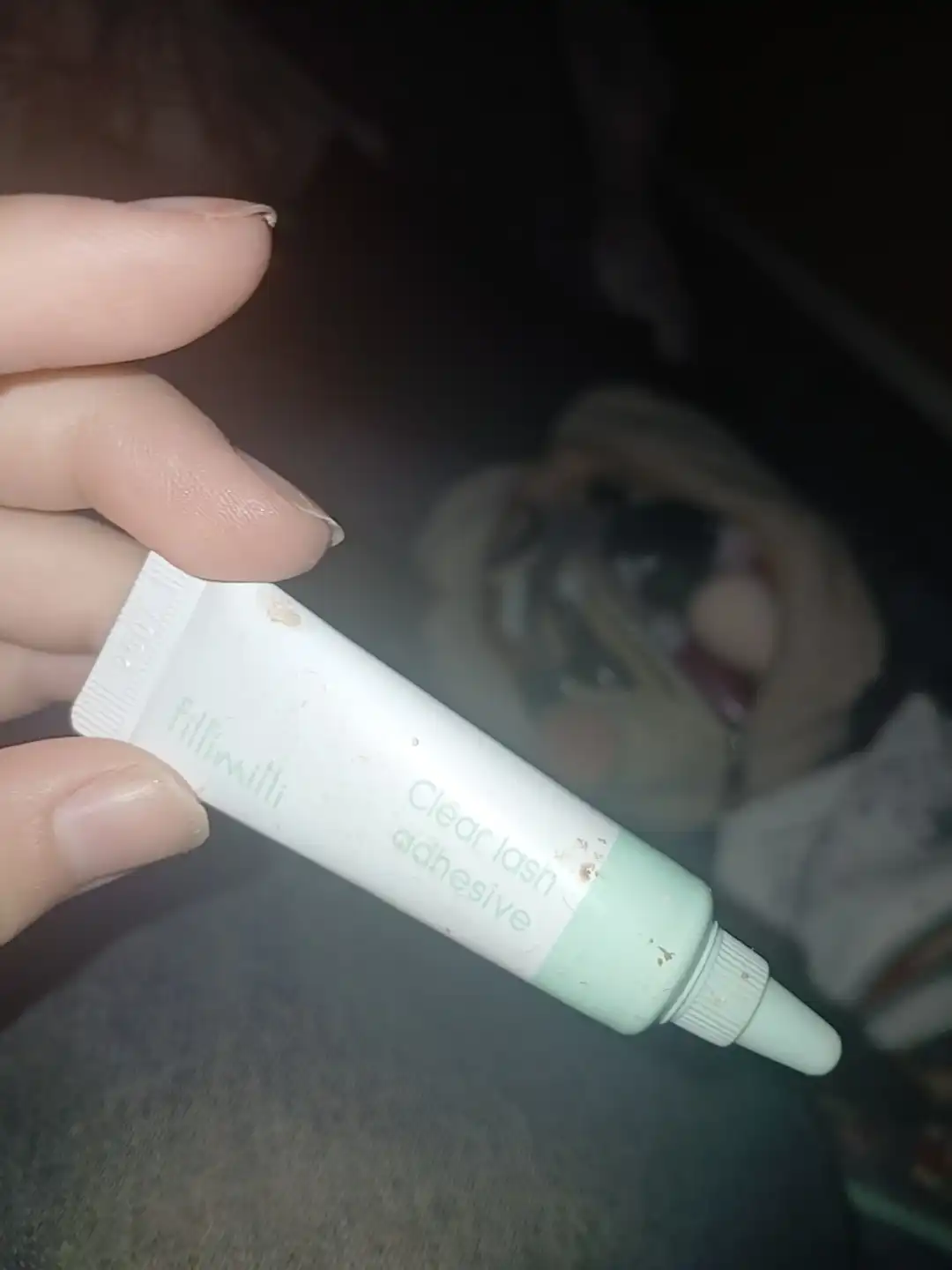 언니의파우치 리뷰 이미지 - [투명한 속눈썹 접착제]