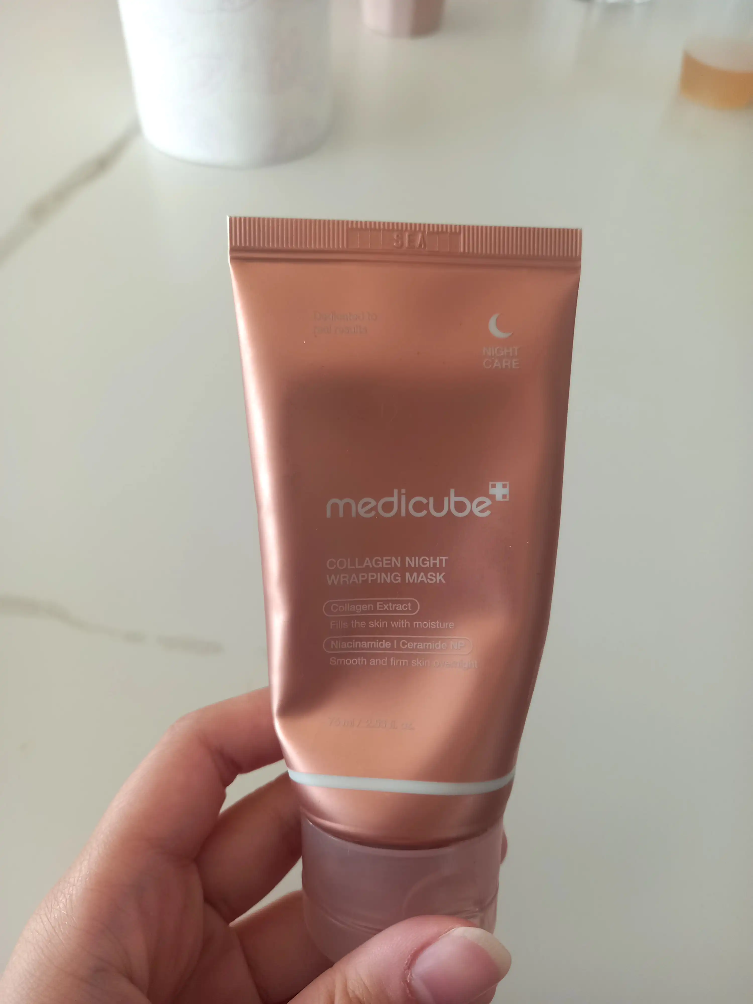 언니의파우치 리뷰 이미지 2 - [콜라겐 나이트 랩핑마스크]