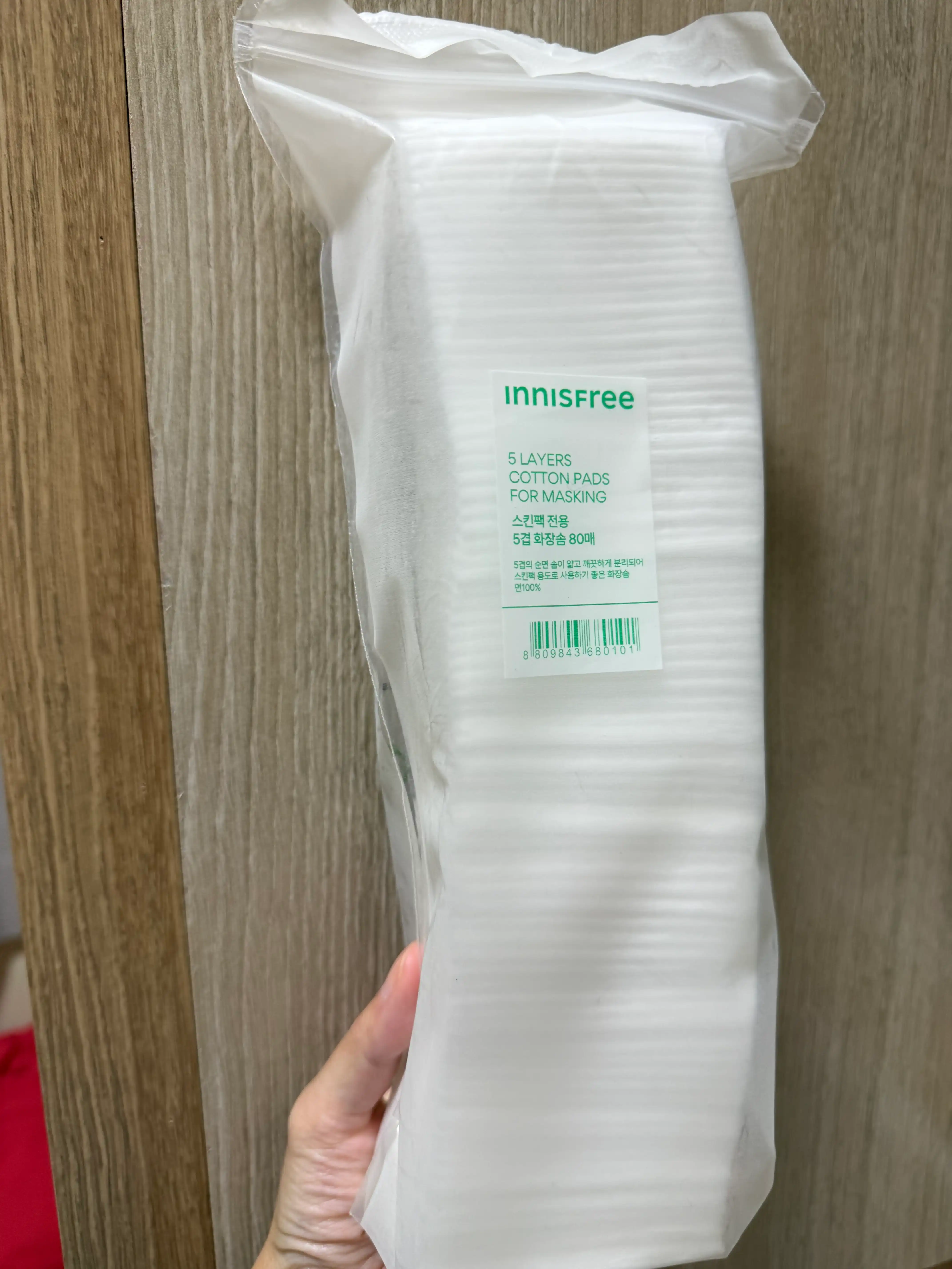 언니의파우치 리뷰 이미지 - [스킨팩 전용 5겹 화장솜]