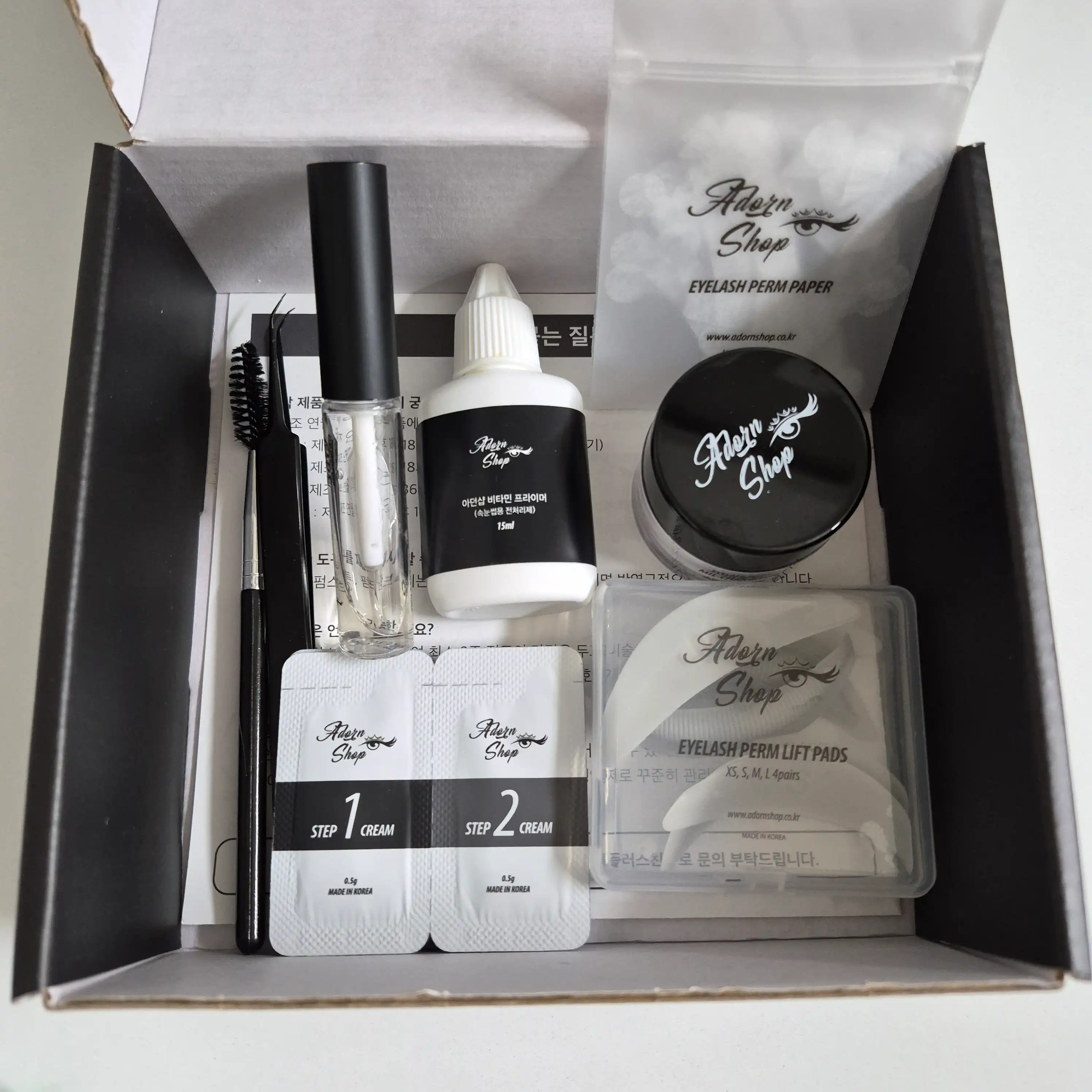 언니의파우치 리뷰 이미지 2 - [셀프 속눈썹펌 파마 세트]