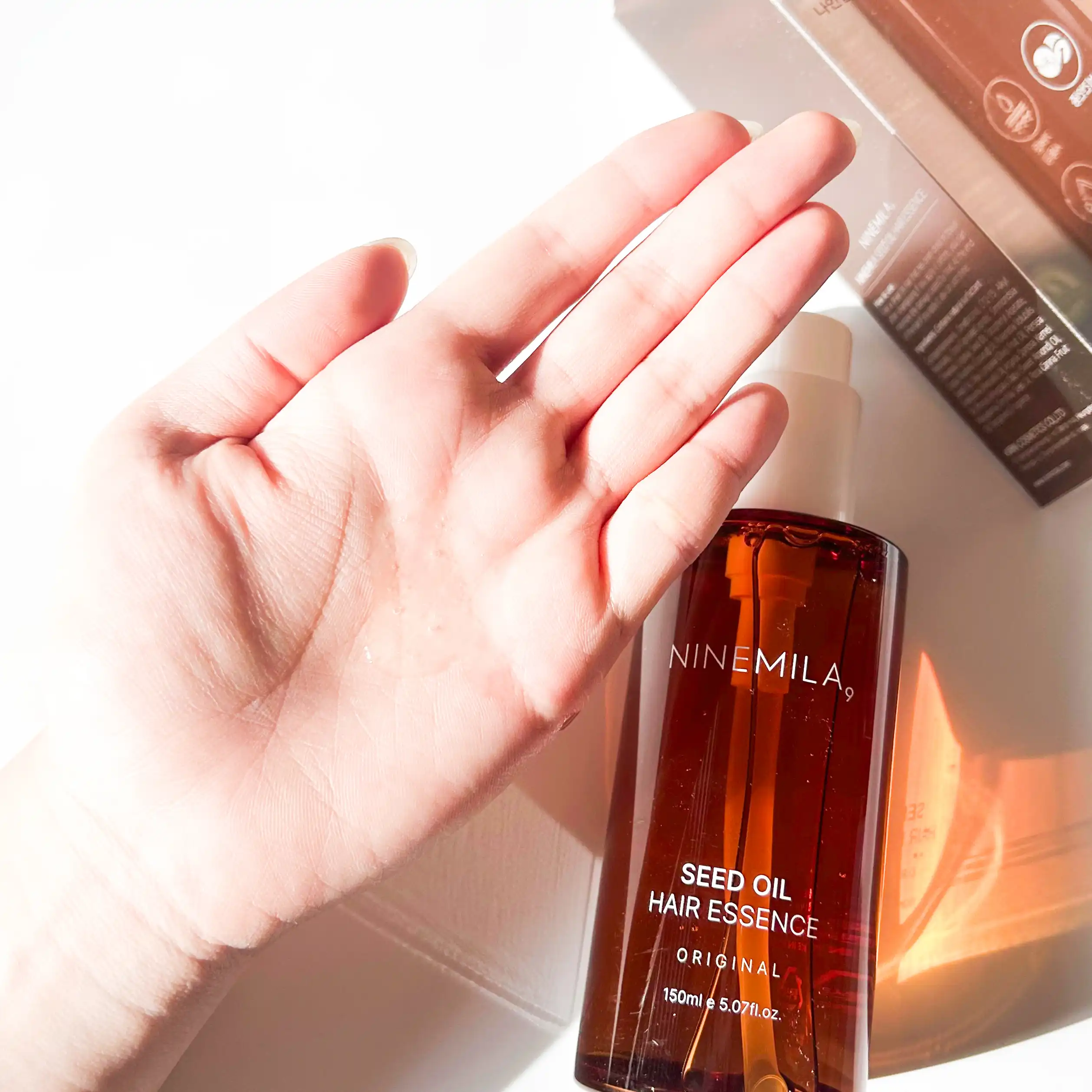 언니의파우치 리뷰 이미지 5 - [시드 오일 헤어에센스]