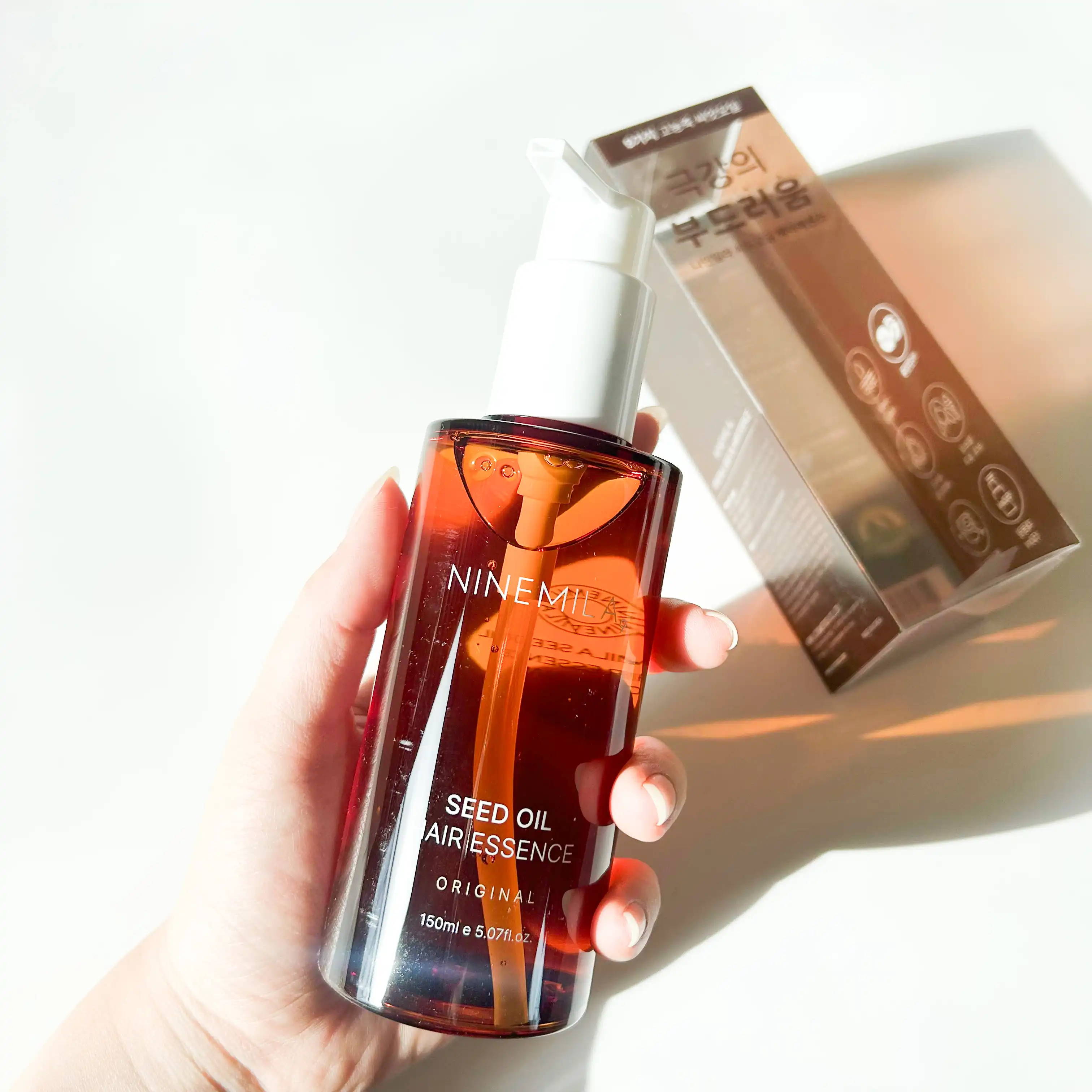 언니의파우치 리뷰 이미지 3 - [시드 오일 헤어에센스]