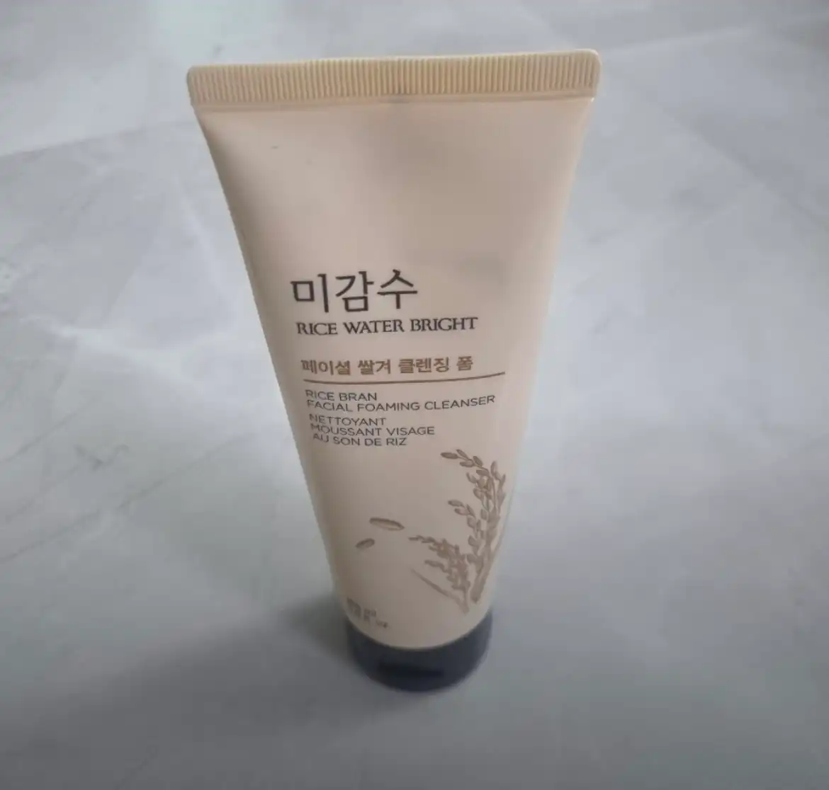 언니의파우치 리뷰 이미지 - [미감수 브라이트 페이셜 쌀겨 클렌징 폼]