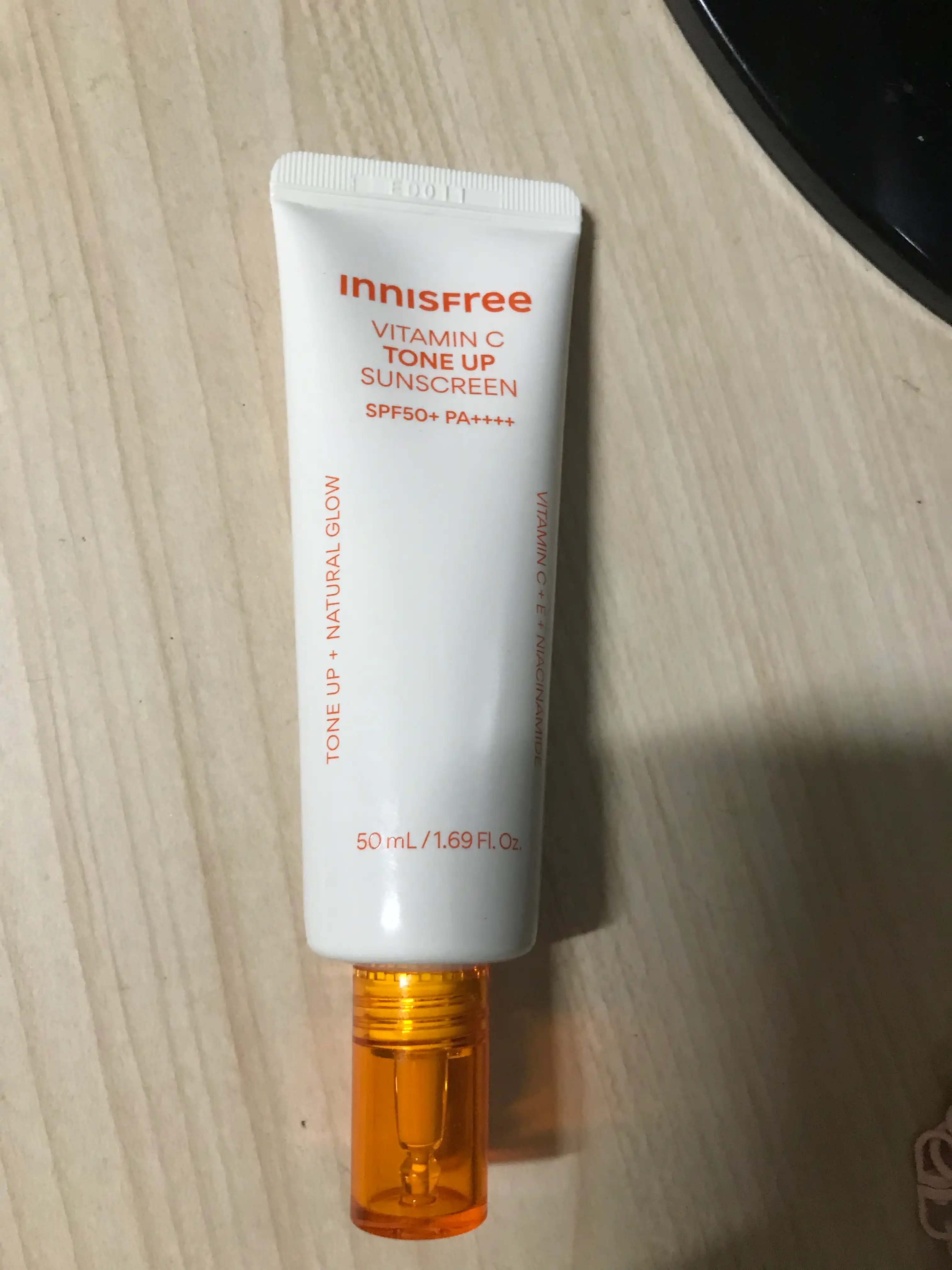 언니의파우치 리뷰 이미지 - [비타민씨 잡티 톤업 선스크린]