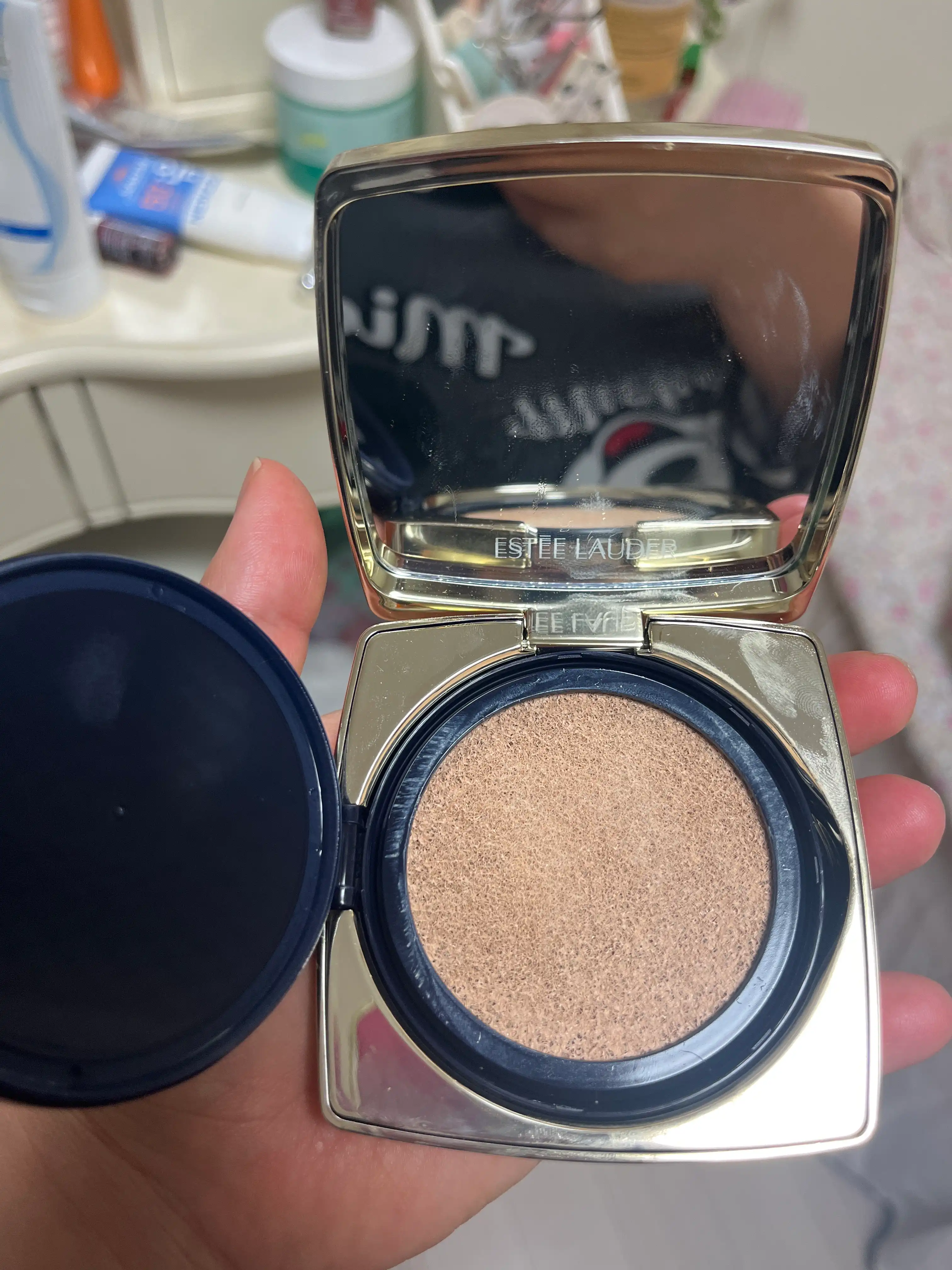 언니의파우치 리뷰 이미지 2 - [더블웨어 소프트 글로우 매트 쿠션]