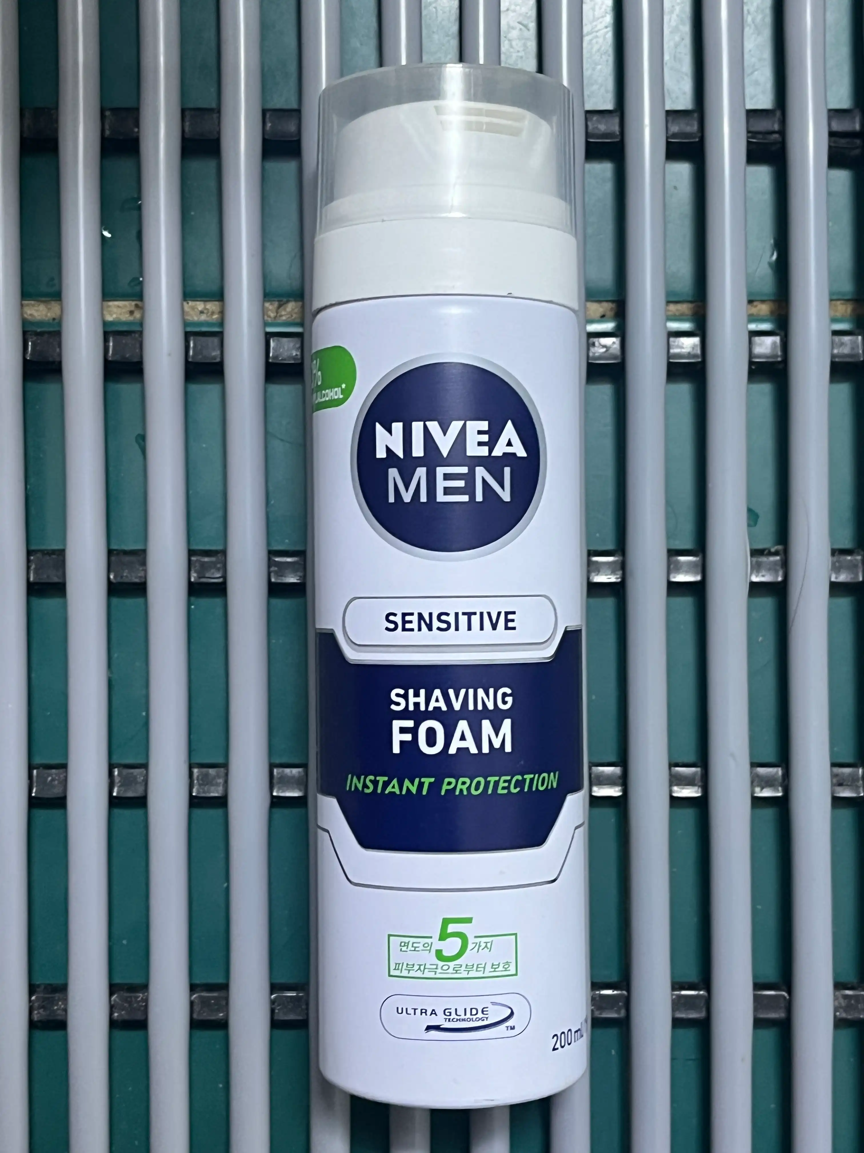 언니의파우치 리뷰 이미지 - [니베아 맨 센서티브 리커버리 쉐이빙 폼]