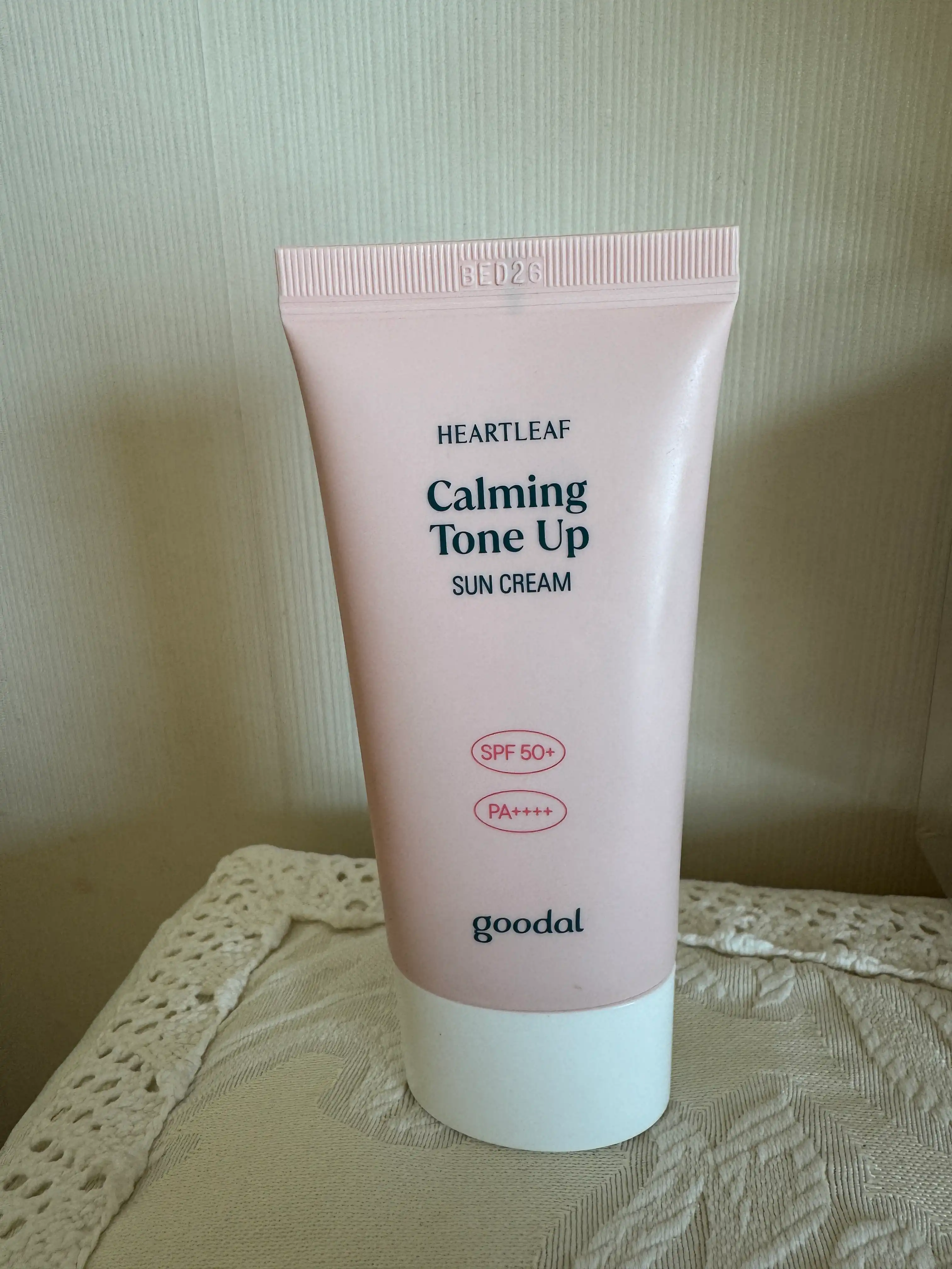 언니의파우치 리뷰 이미지 - [맑은 어성초 진정 수분 톤업 선크림]